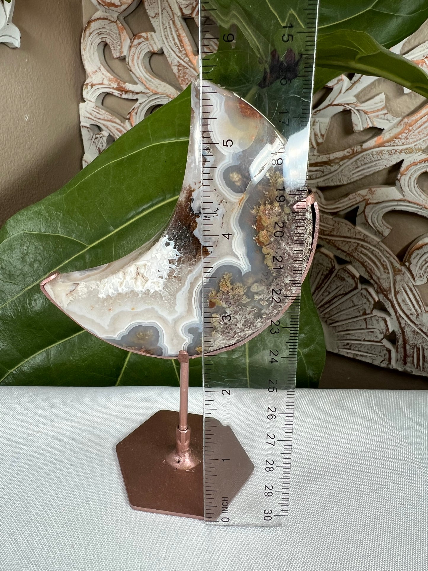 Scenic Moss Agate Moon