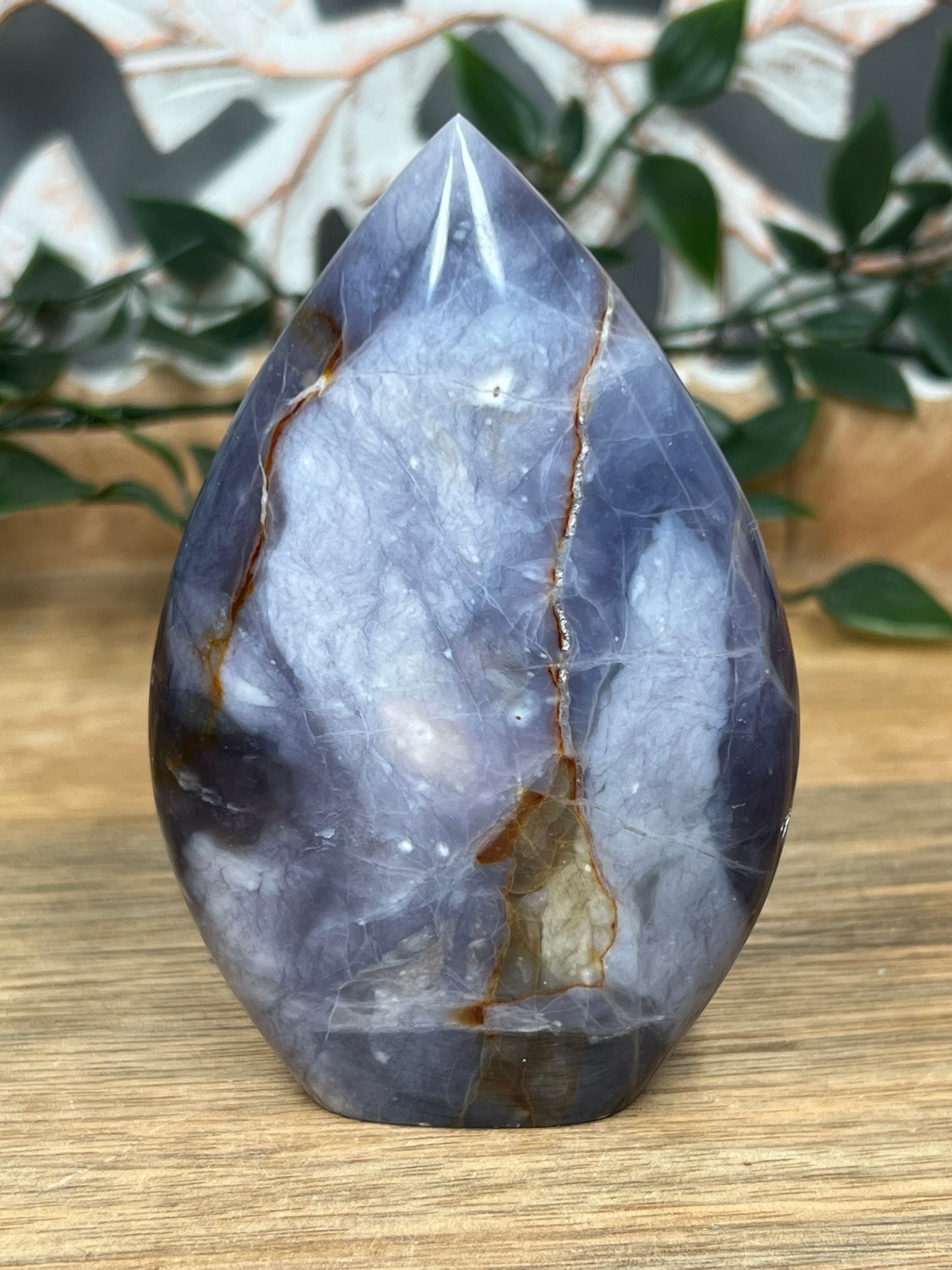 Purple Chalcedony Flame