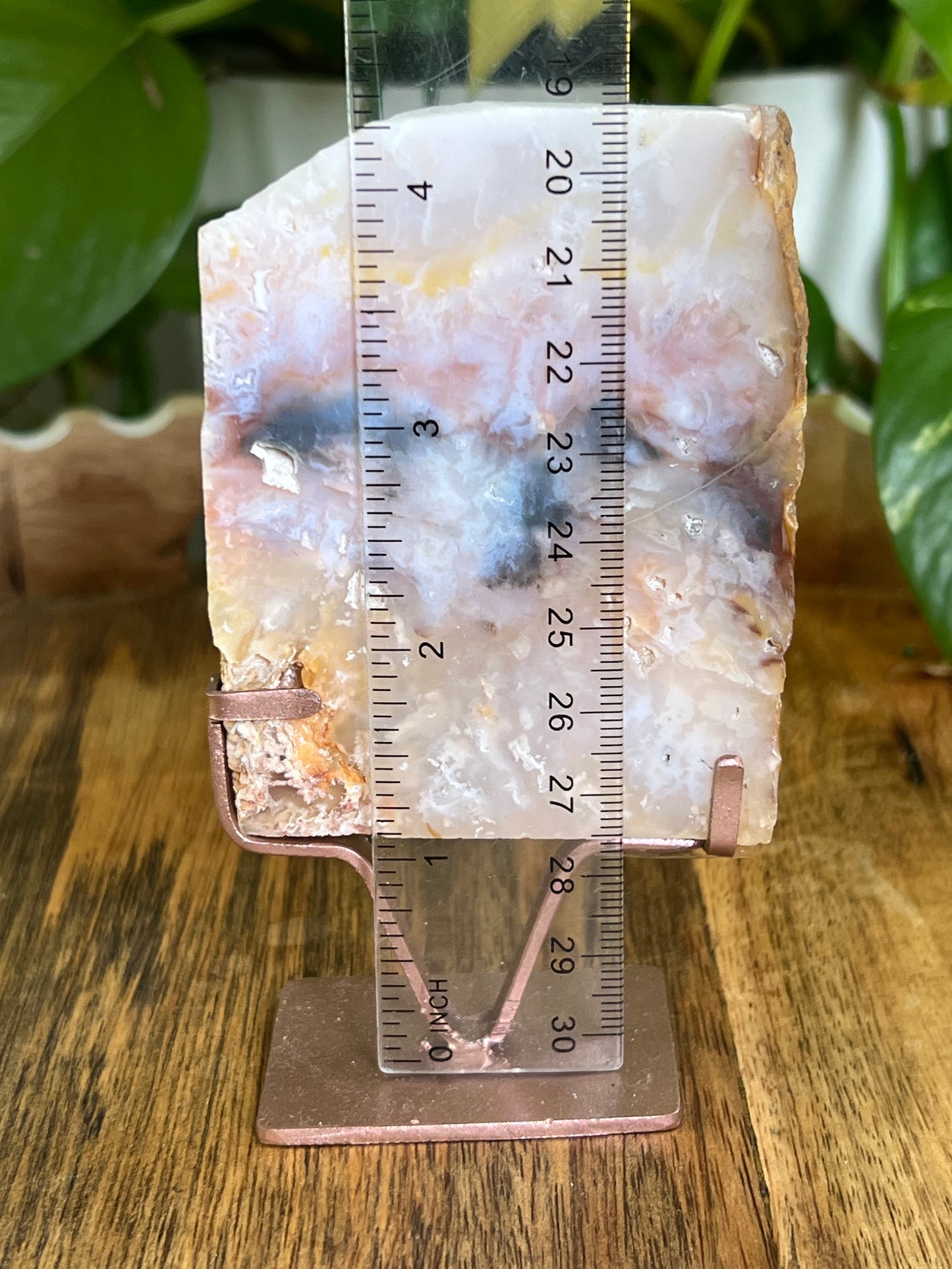 Rainbow Plume Agate Slab KF