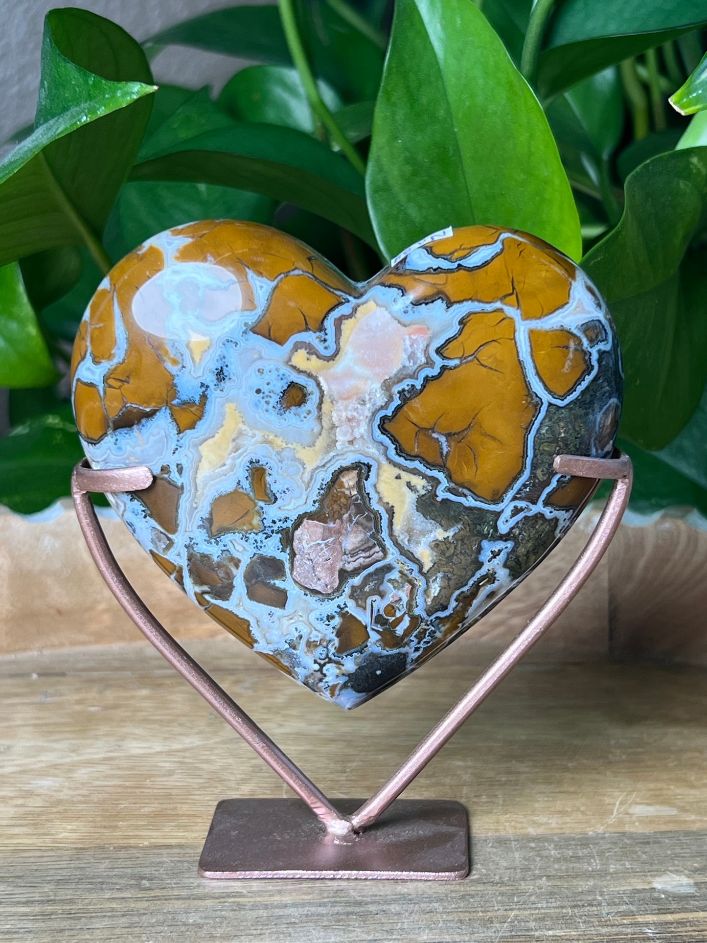 Brecciated Jasper Heart