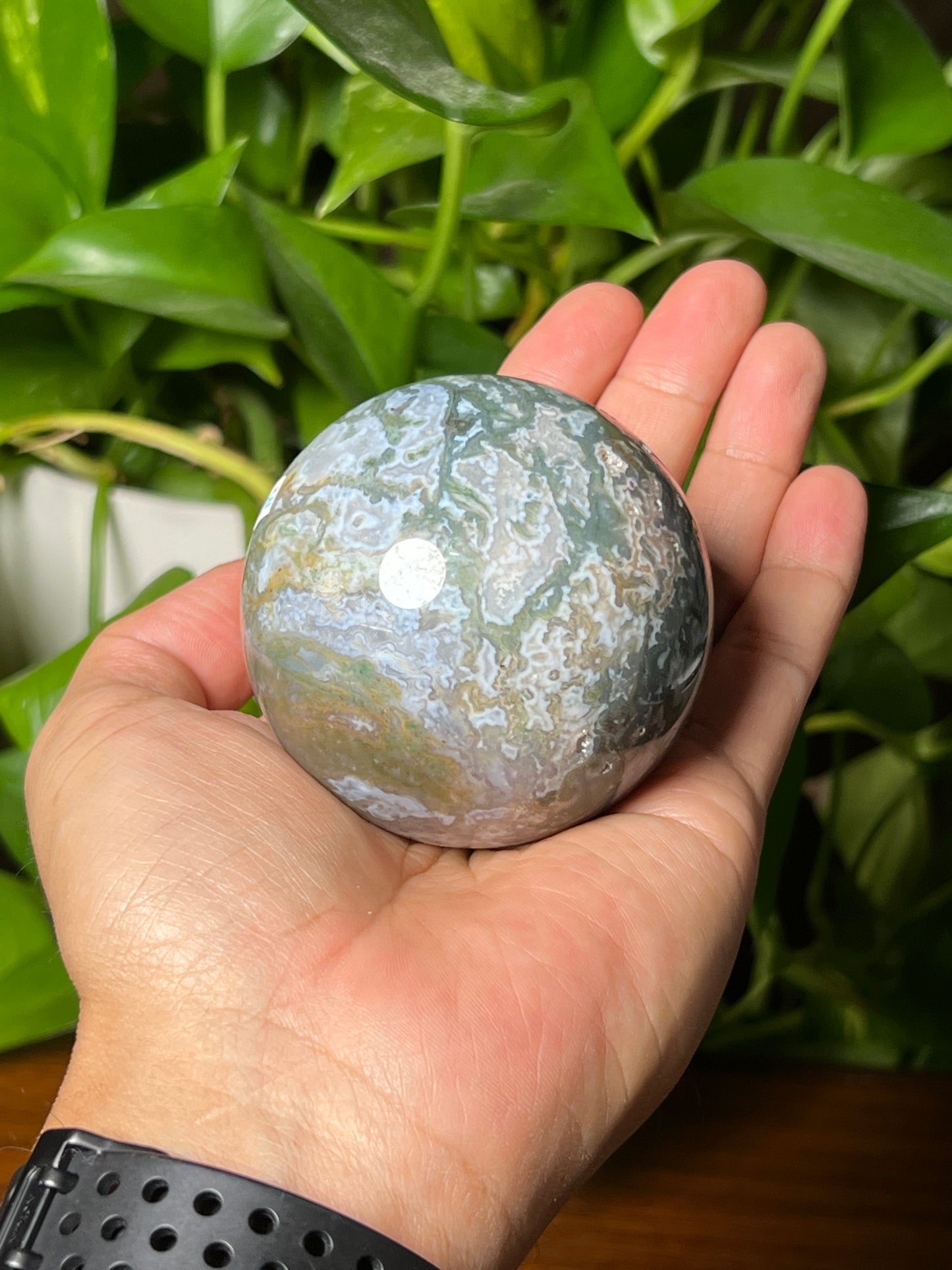 Moss Agate Sphere