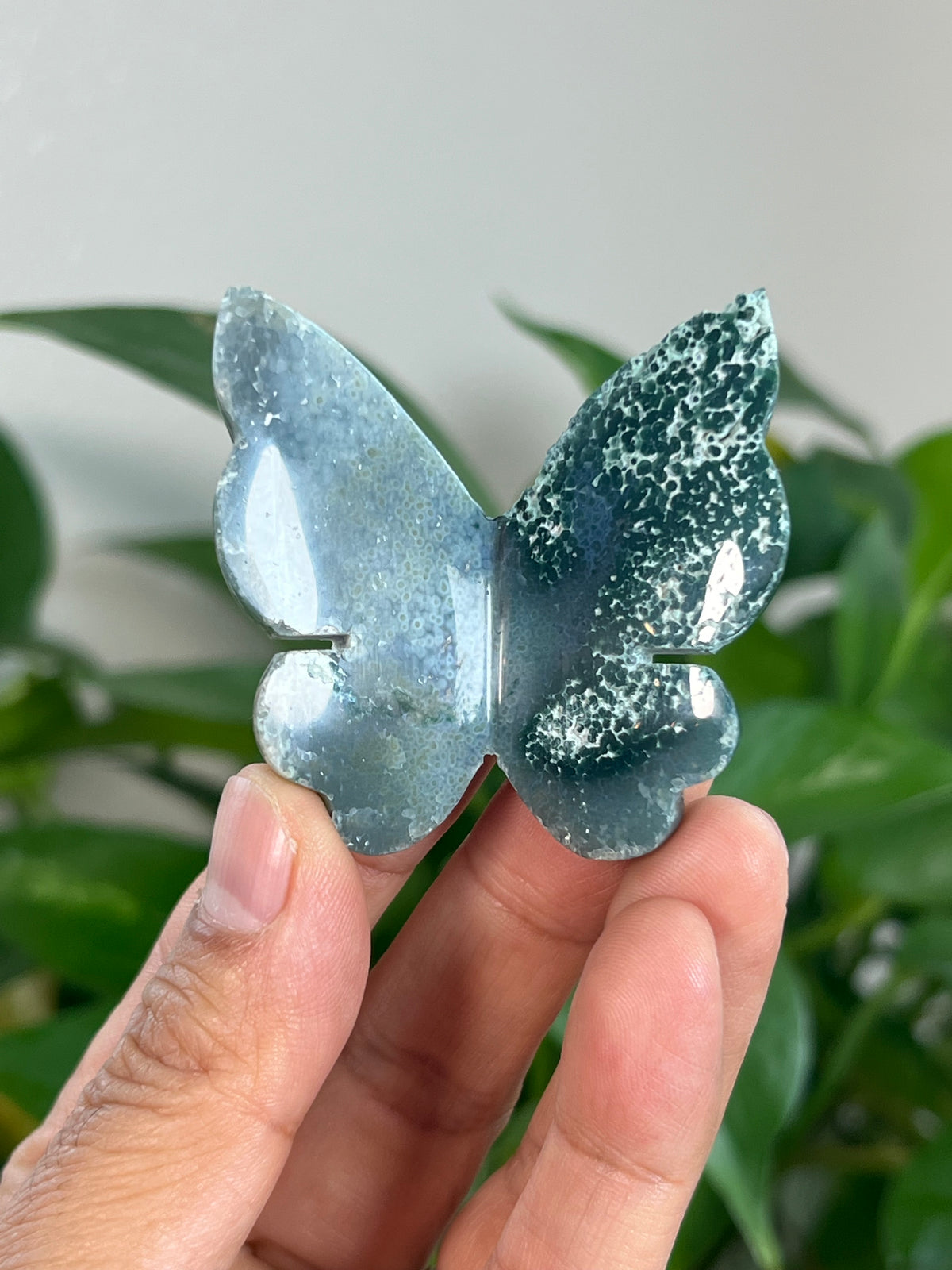 Grape Agate 3D Butterflies