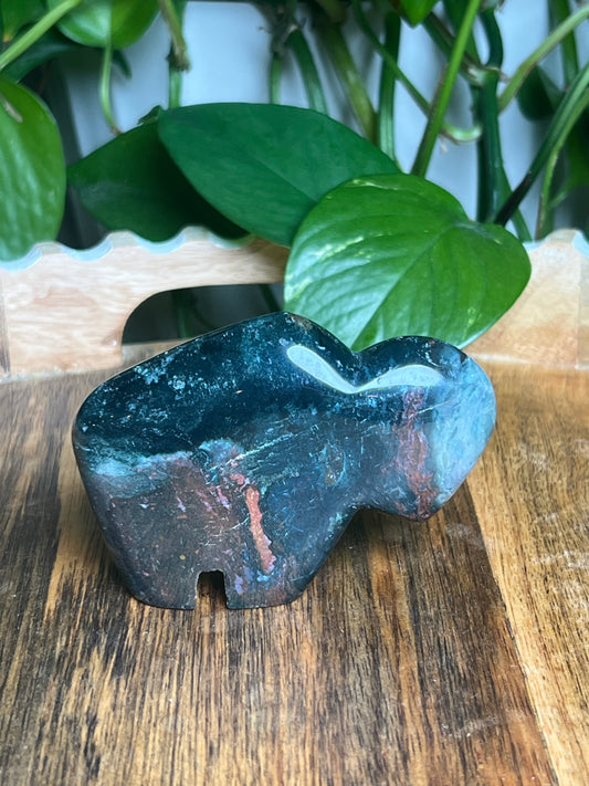 Blue Green Jasper Buffalo: DB