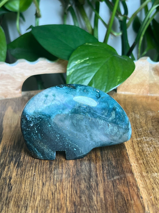 Blue Green Jasper Bear: BV