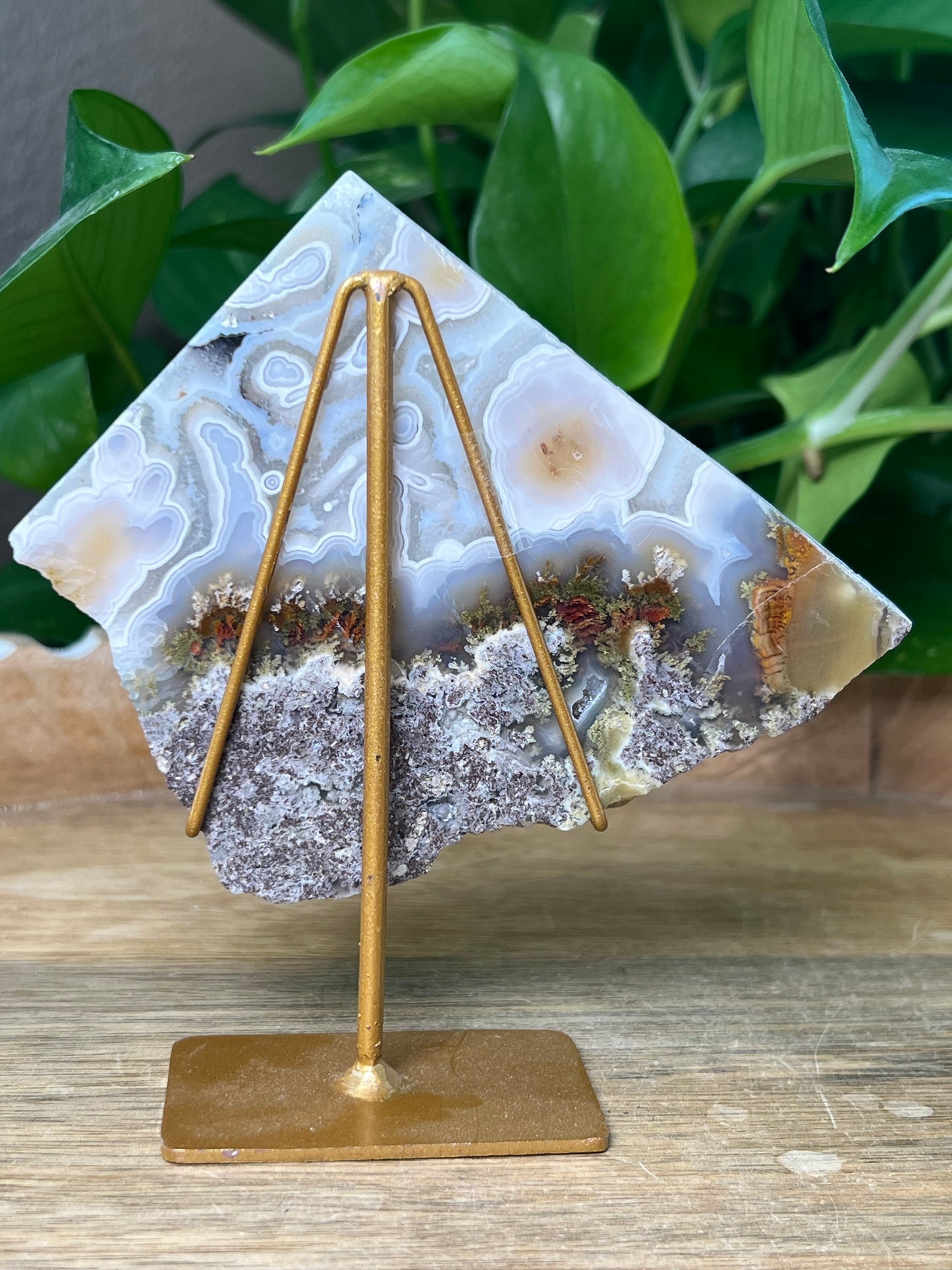 Scenic Moss Agate Slab
