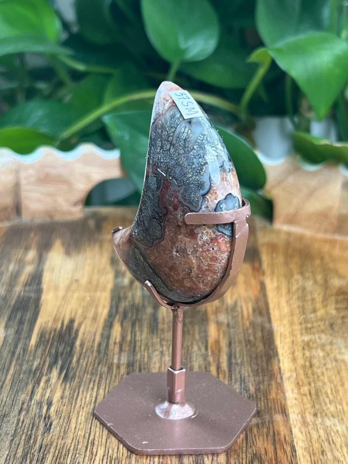 Marcasite Mini Puffy Moon: SM