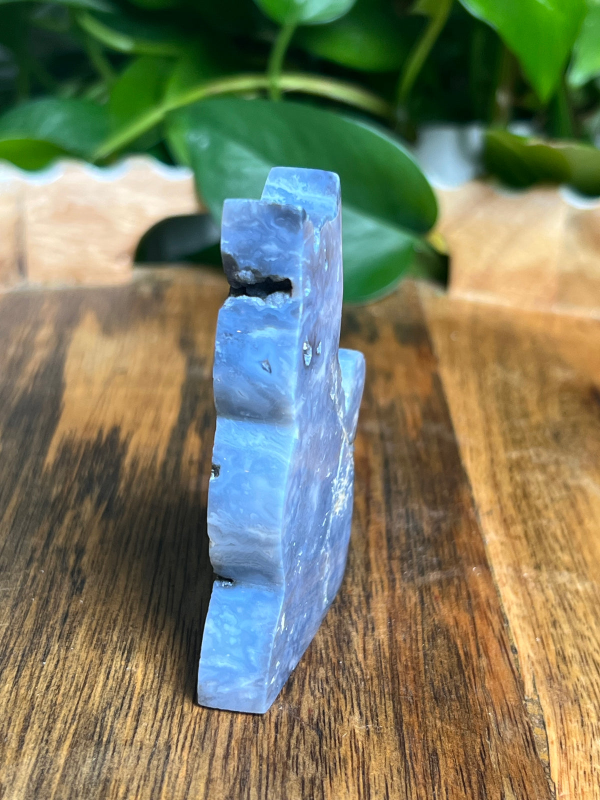 Blue Plume Agate Cat: BA