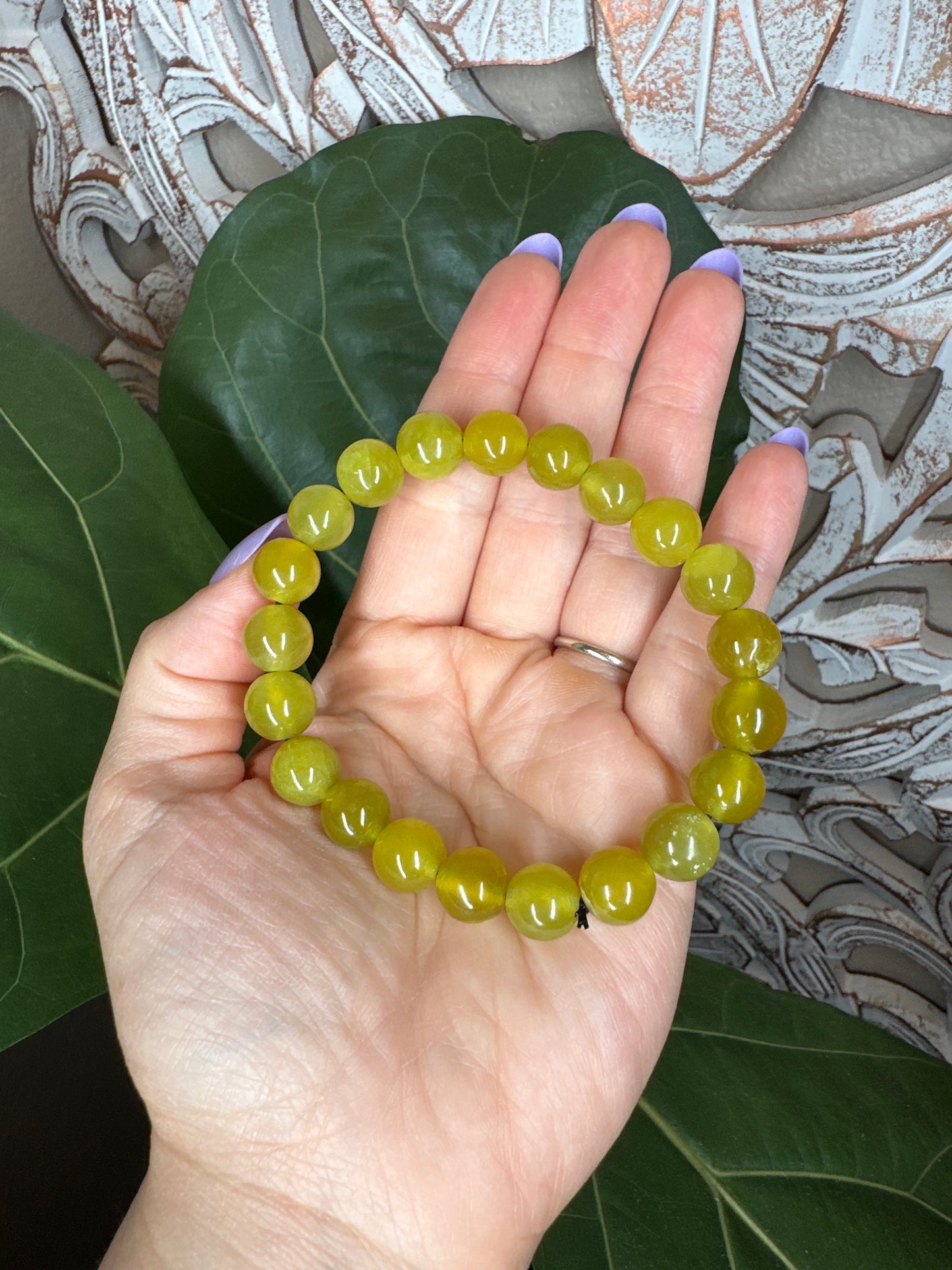 Idocrase Beaded Bracelet (10mm)