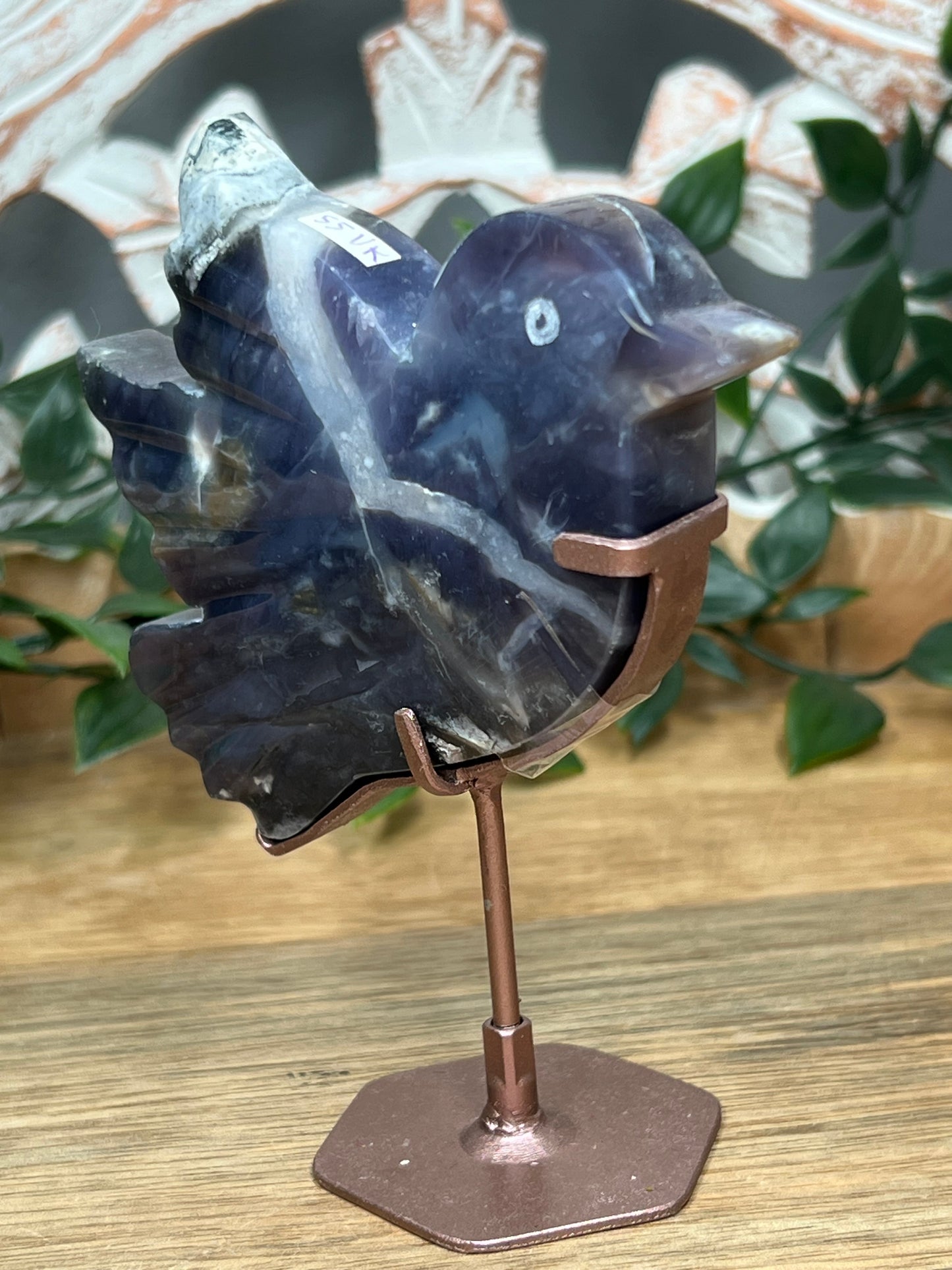 Purple Chalcedony Bird