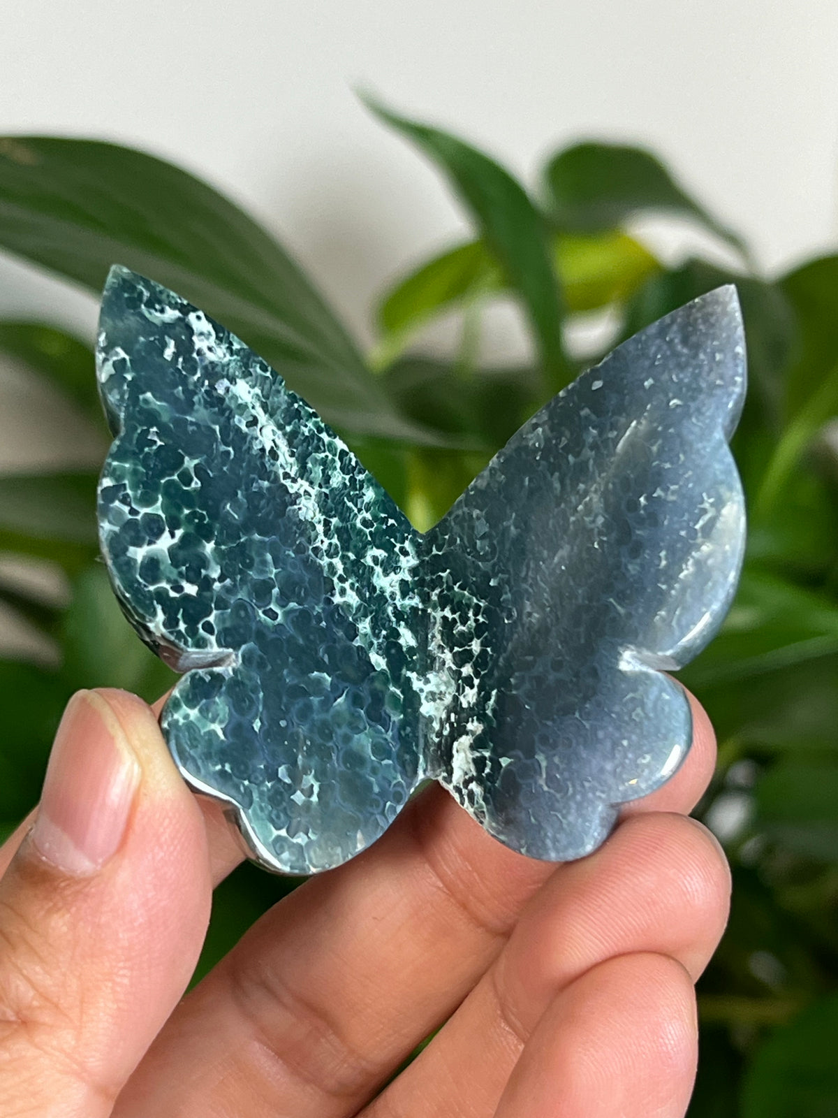 Grape Agate 3D Butterflies