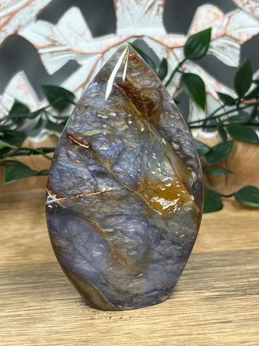 Purple Chalcedony Flame