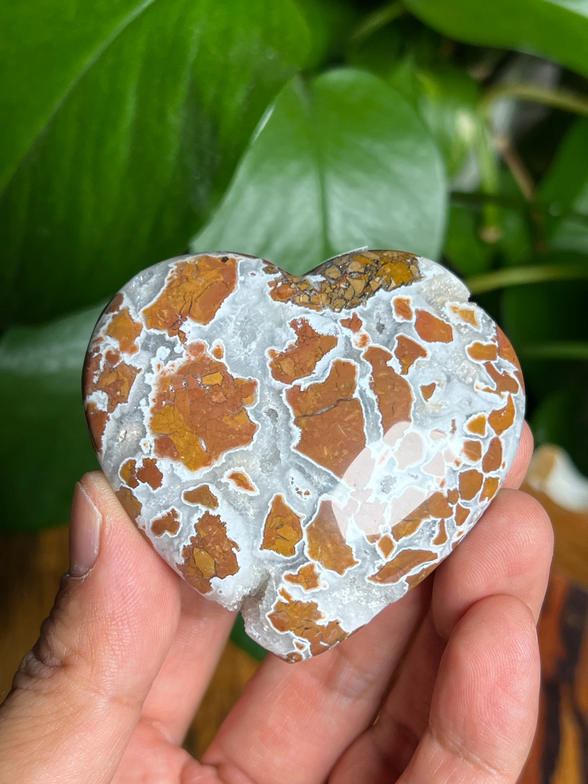 Brecciated Jasper Hearts