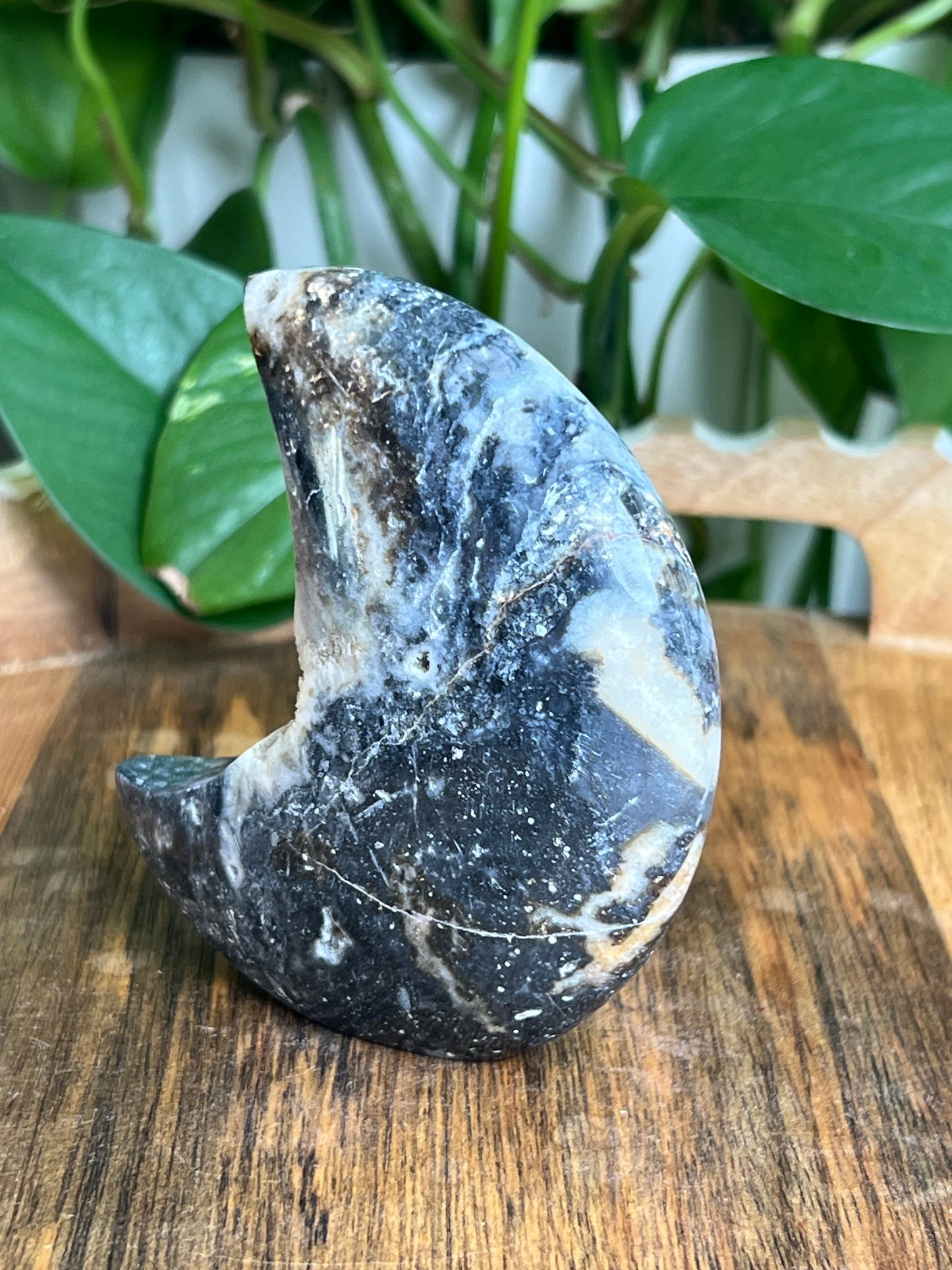 Sphalerite Self-Standing Moon: DE