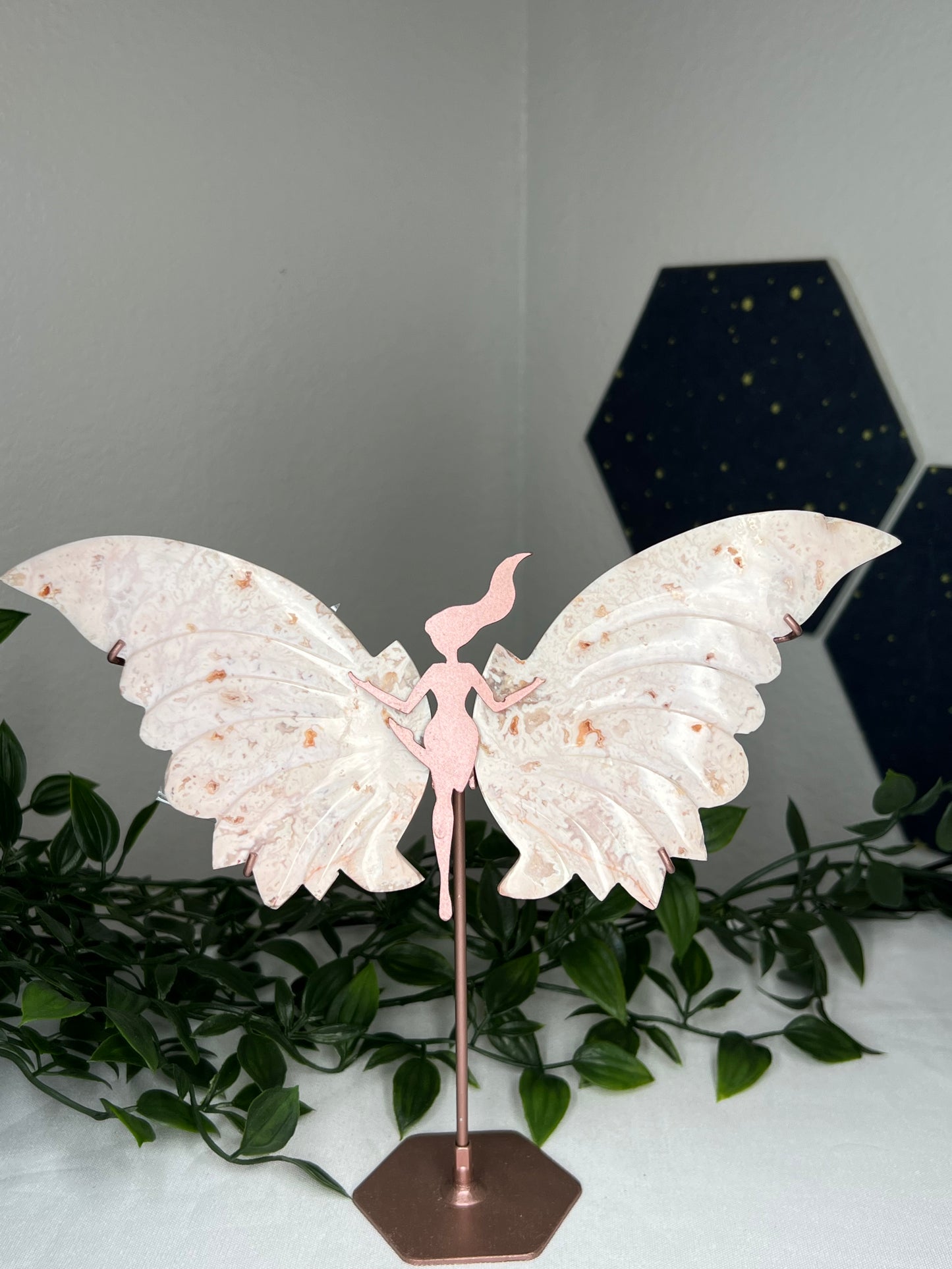 Pink Carnelian Wings