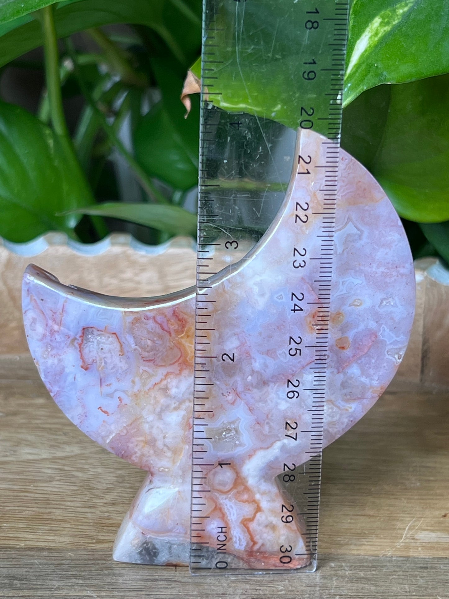 Pink Carnelian Moon