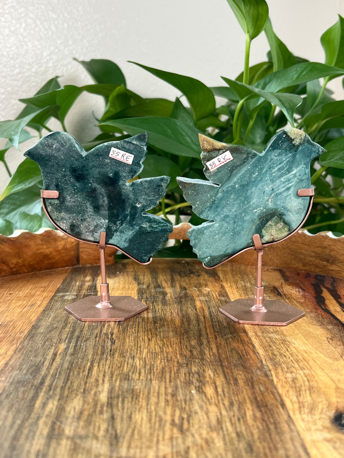 Blue Green Jasper Birds