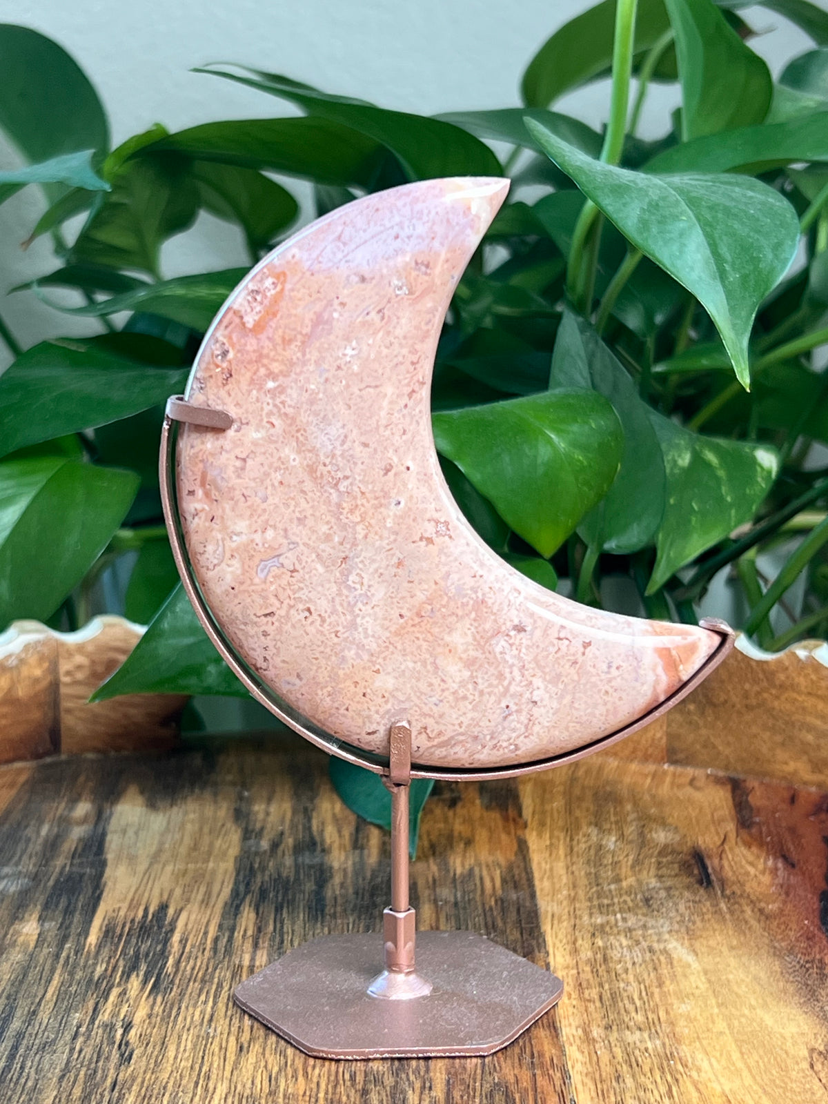 Pink Carnelian Moon: RB