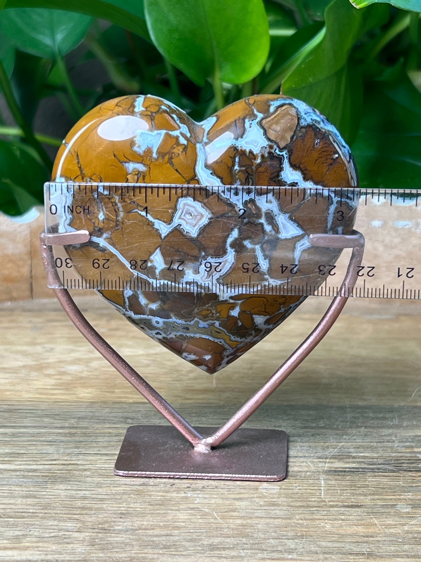Brecciated Jasper Heart