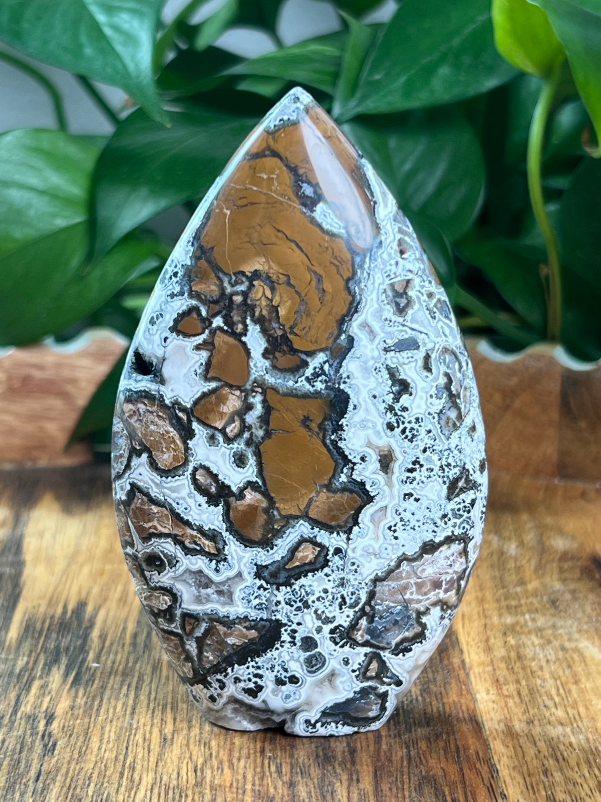 Brecciated Jasper Flame: B
