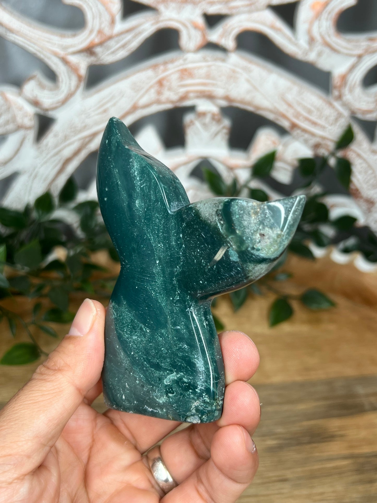 Blue Green Jasper Tail