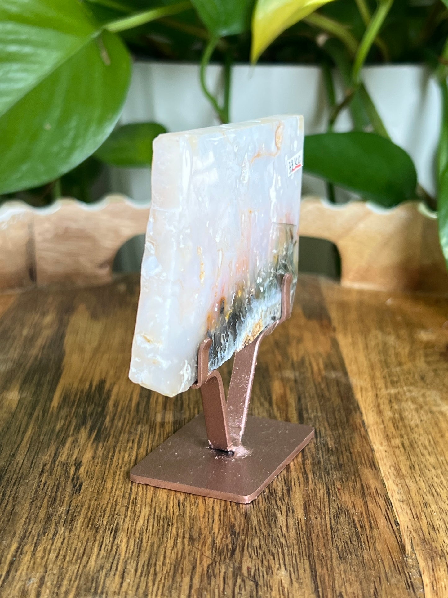 Rainbow Plume Agate Slab KC