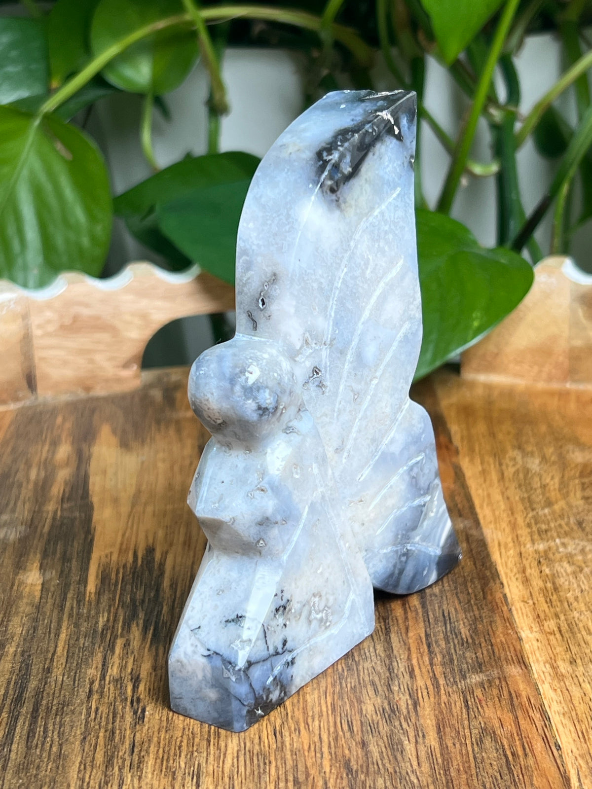 Blue Plume Agate Fairy: C