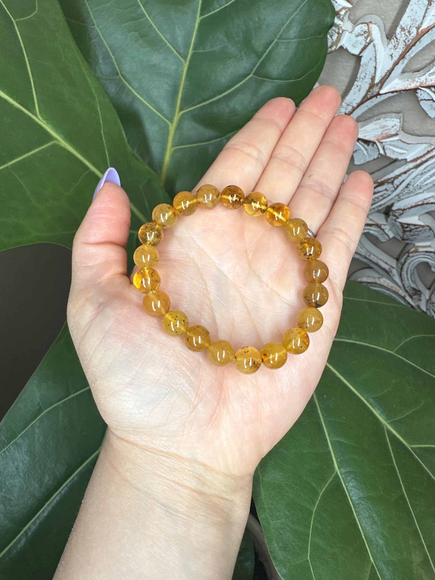 Baltic Amber Beaded Bracelet