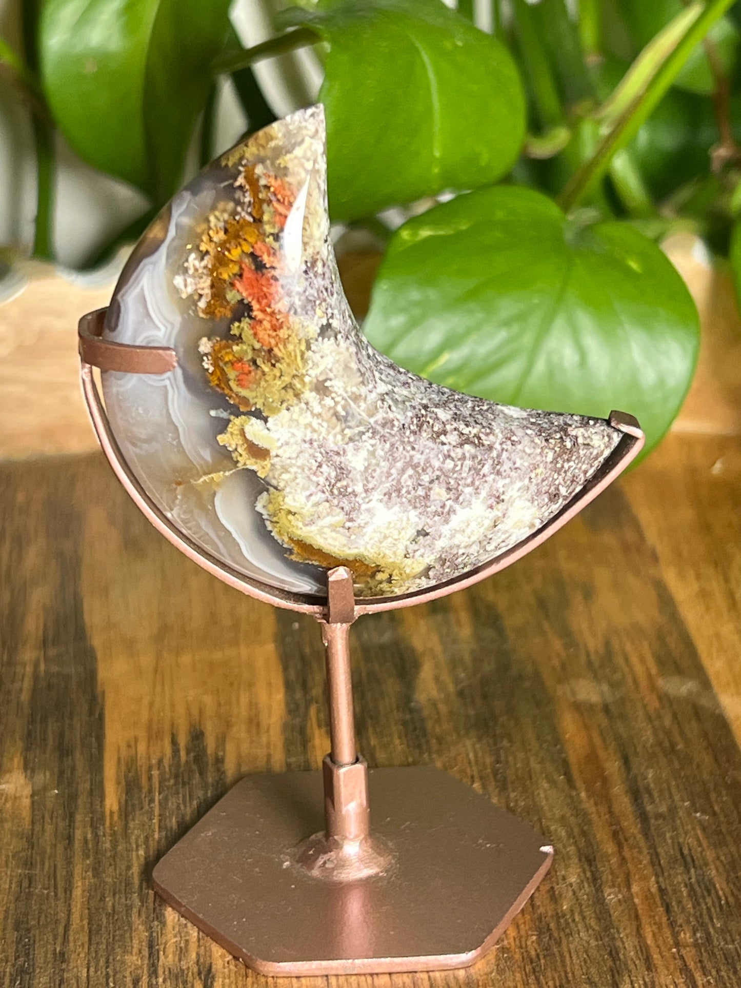 Scenic Moss Agate Moon
