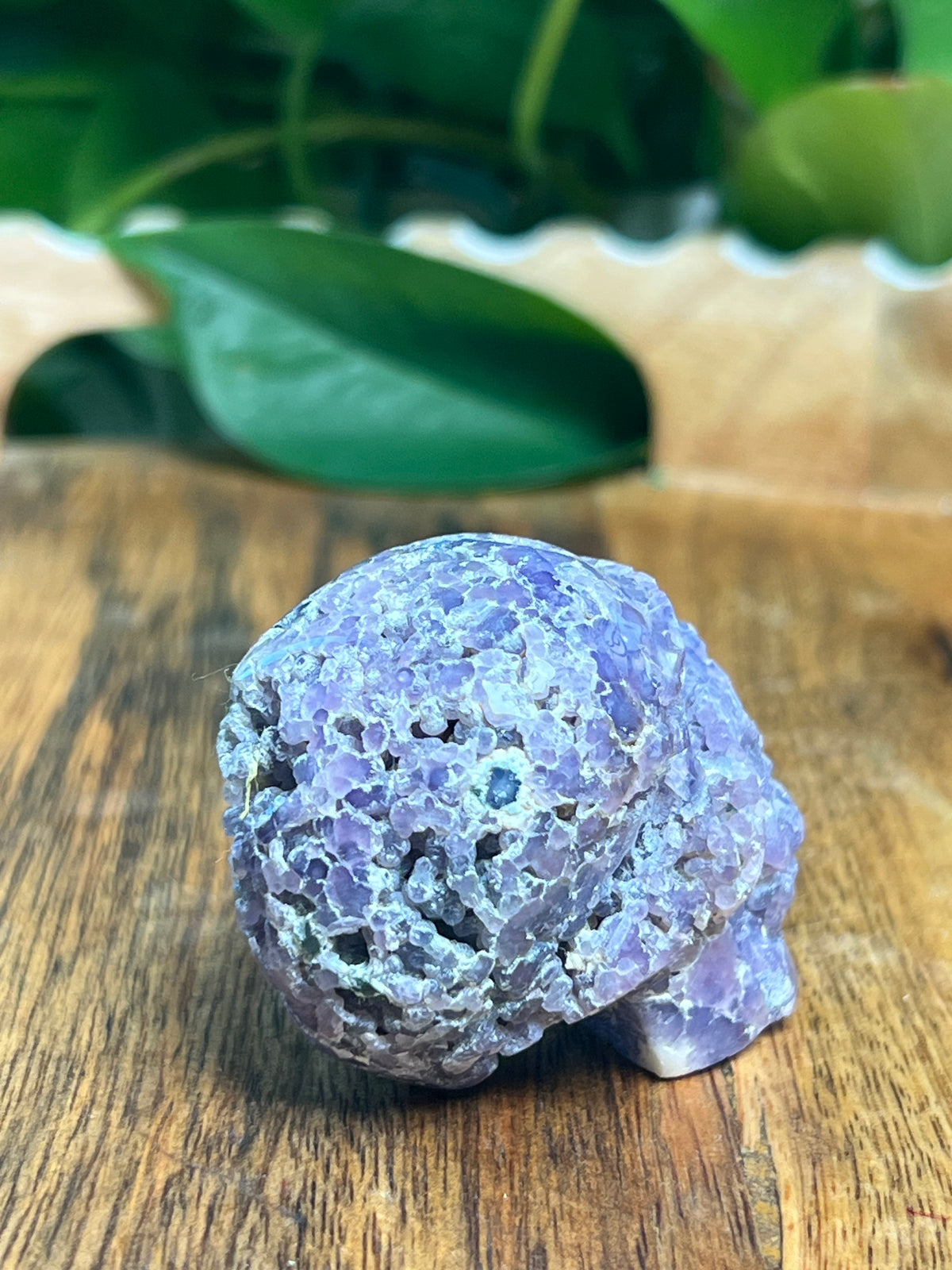 Grape Agate Mini Skull: GV