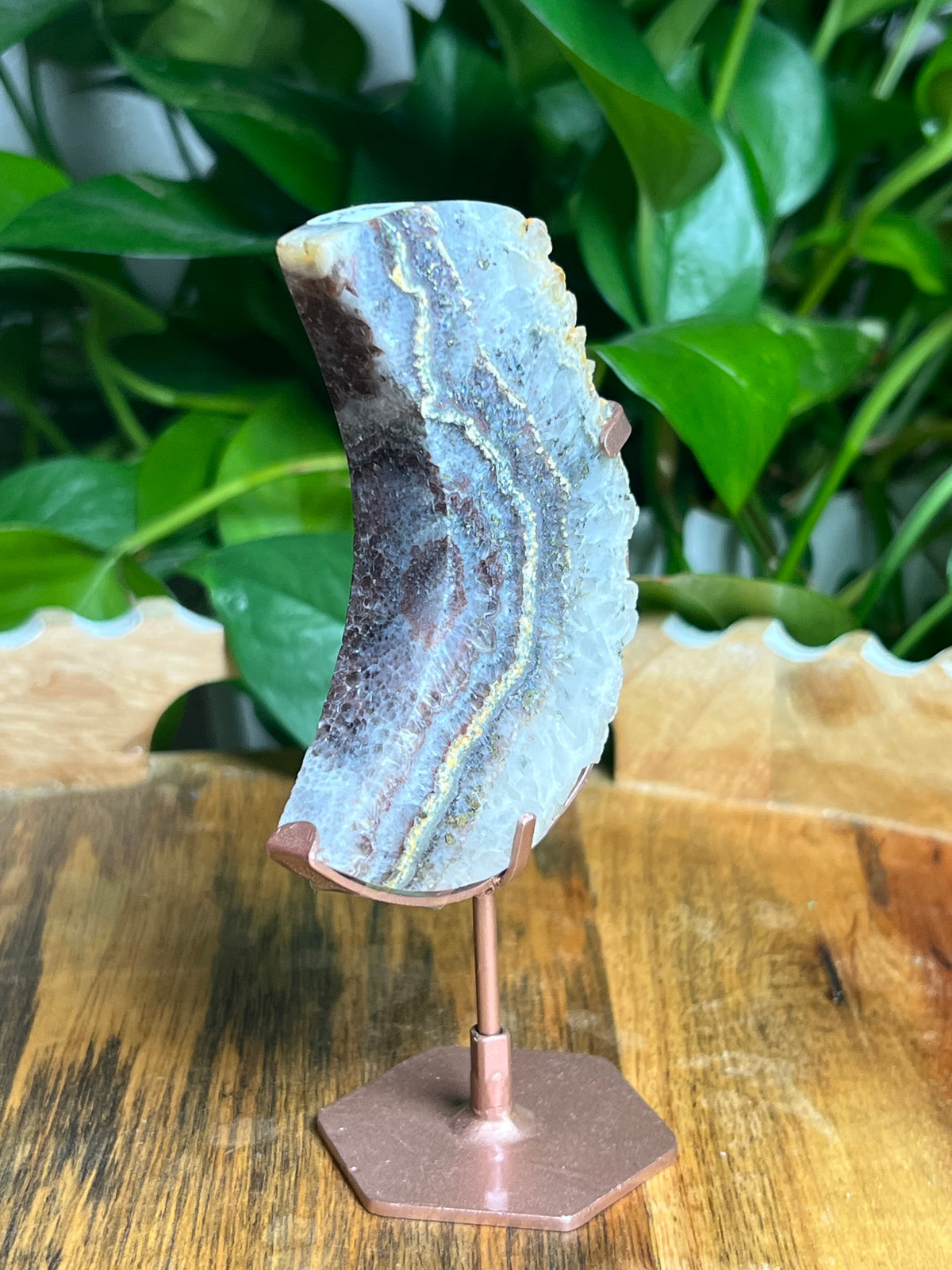 Amethyst Agate Moon: Z