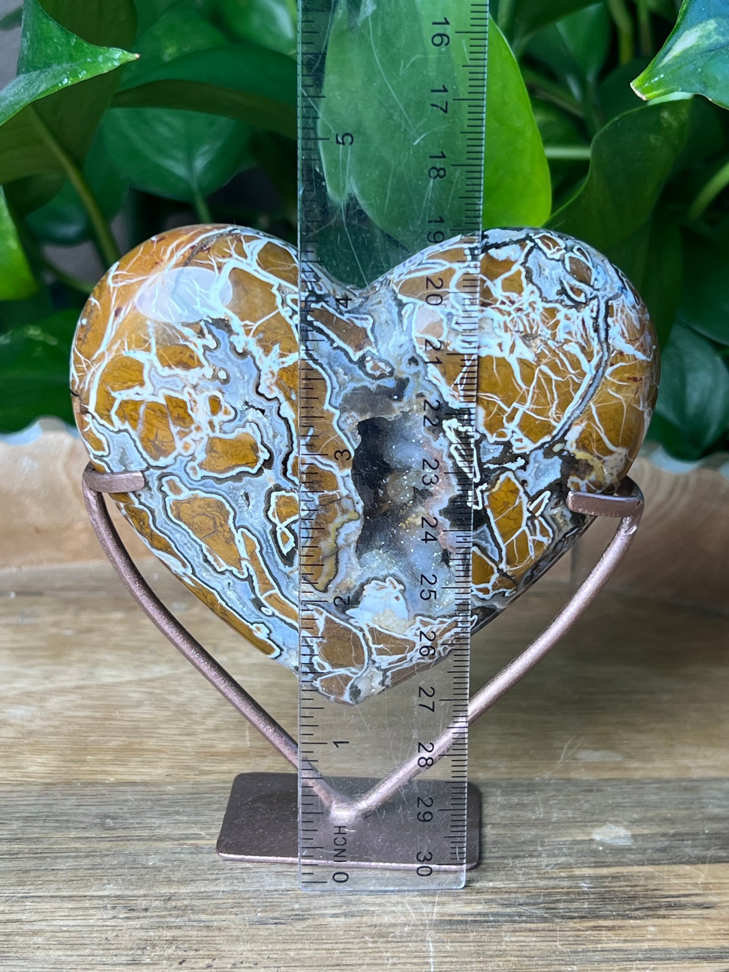 Brecciated Jasper Heart