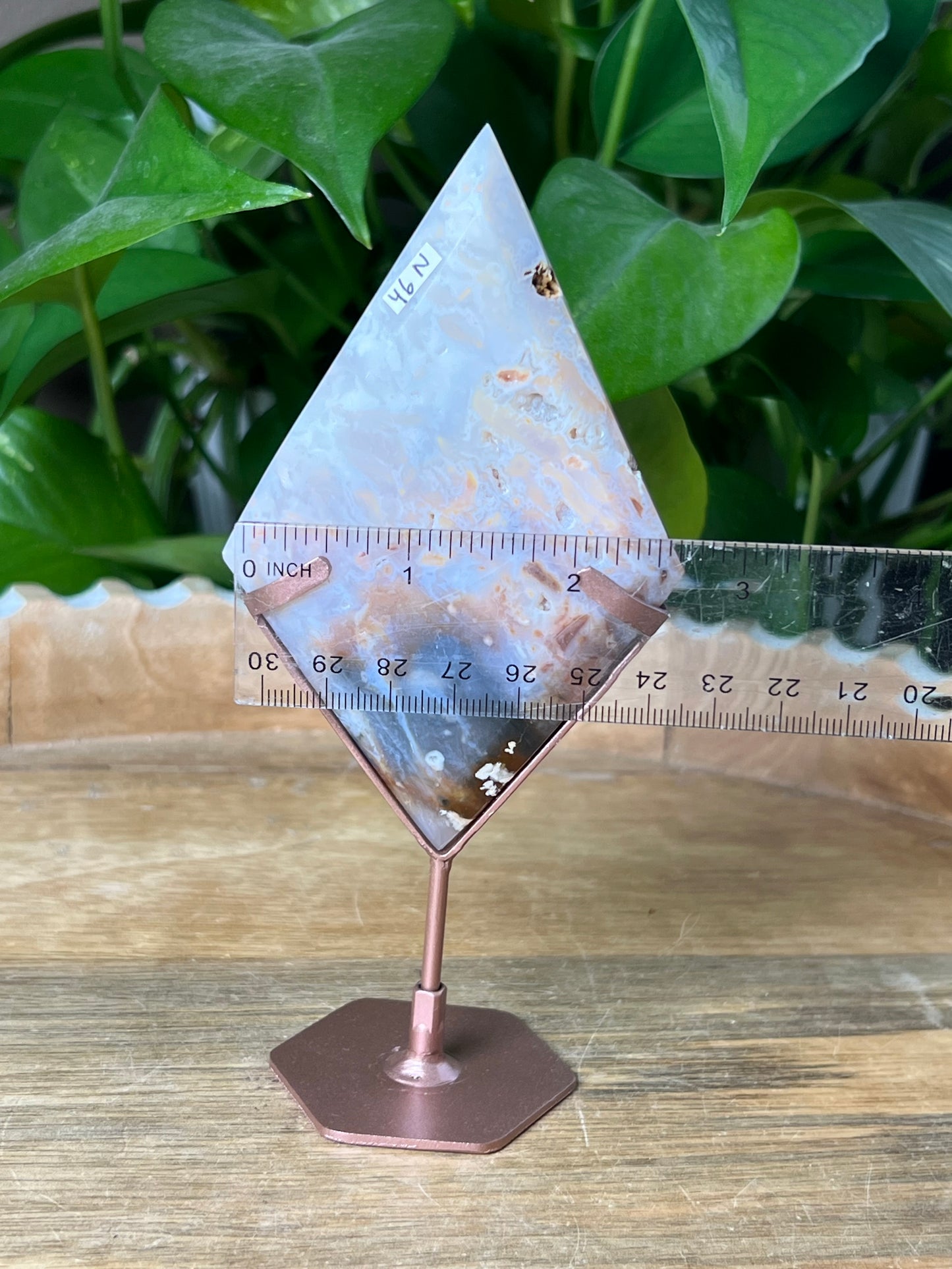 Rainbow Plume Agate Diamond
