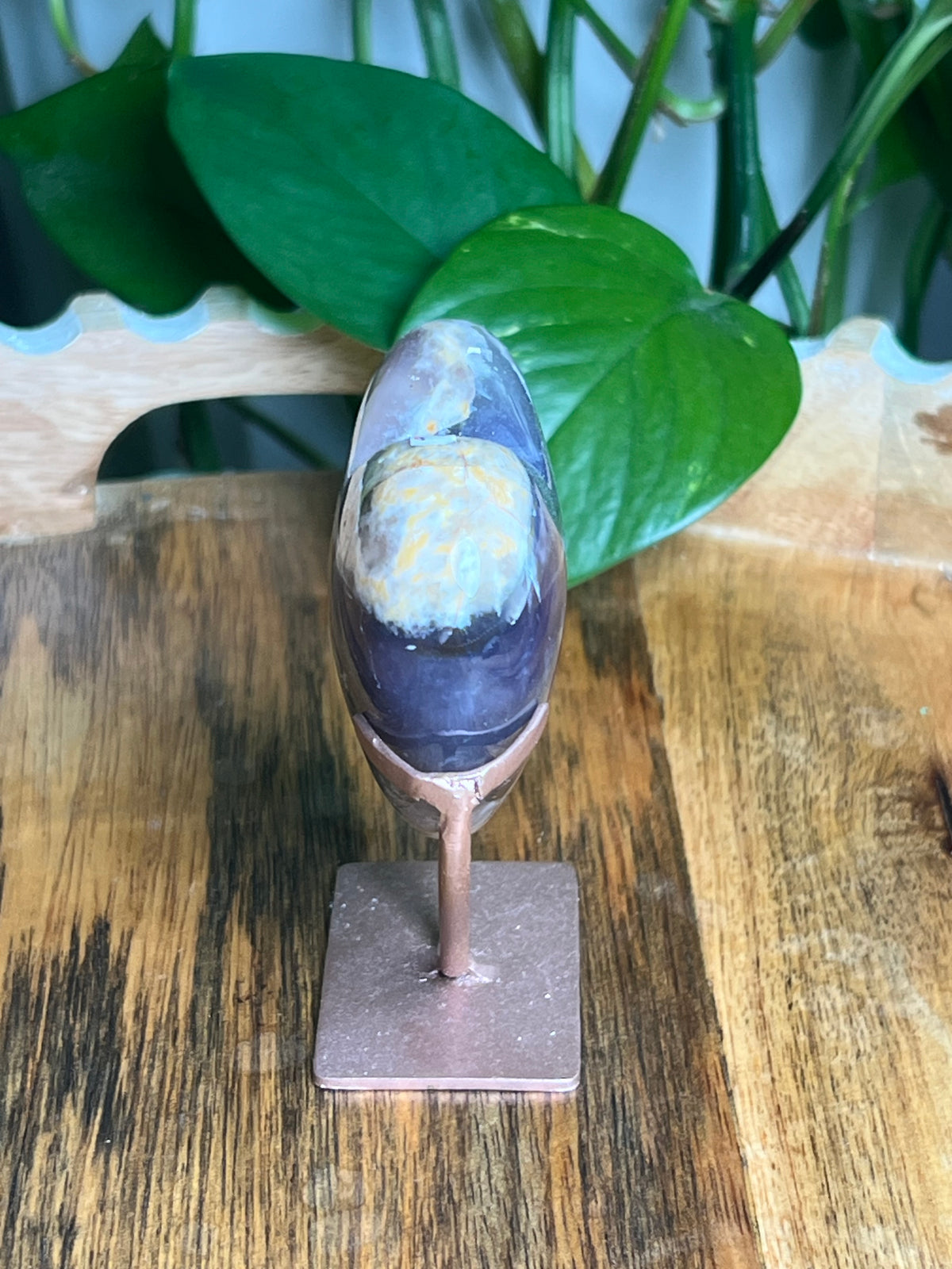 Purple Chalcedony Heart: PL