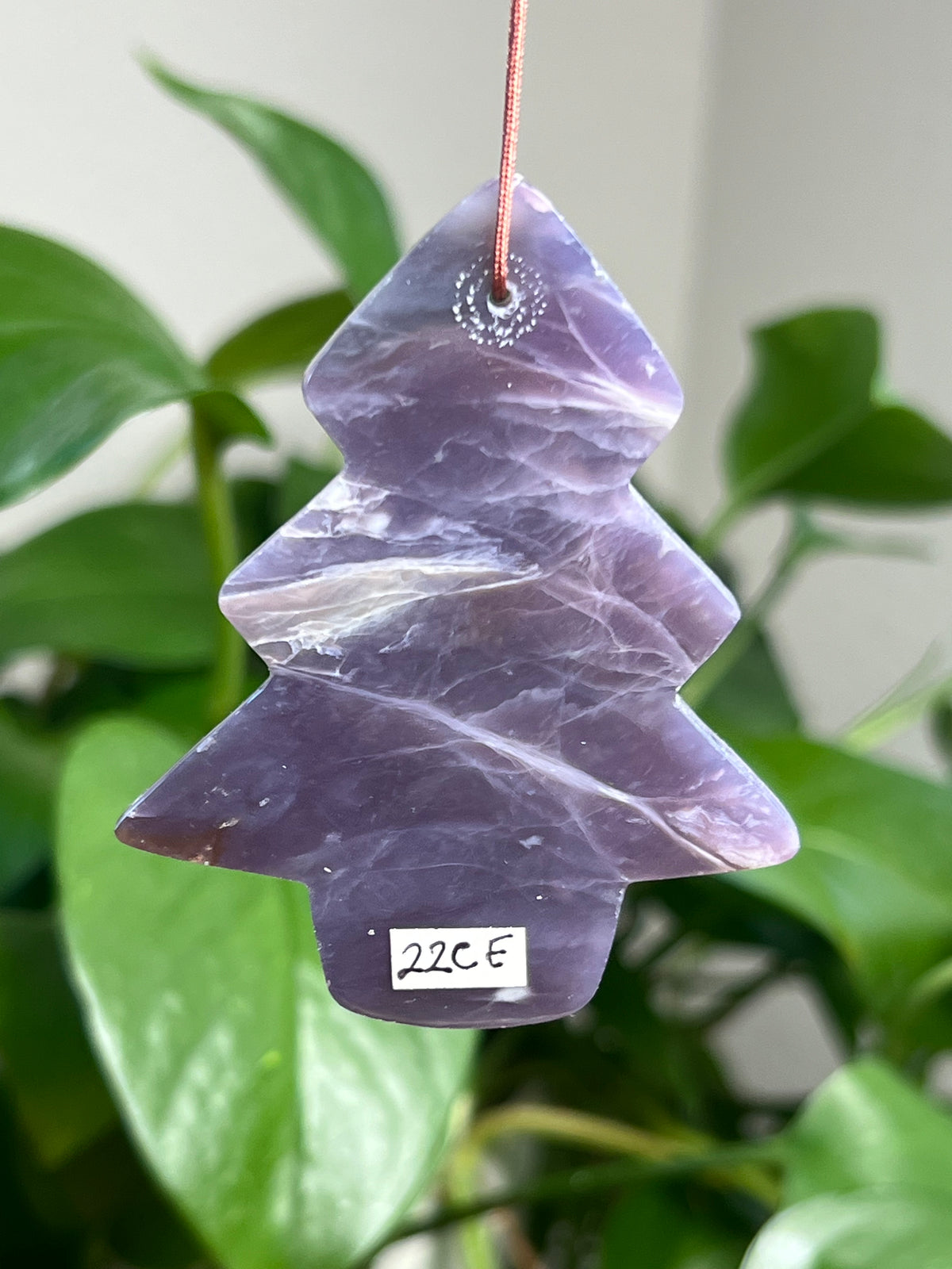 Purple Chalcedony Ornament Tree: CE