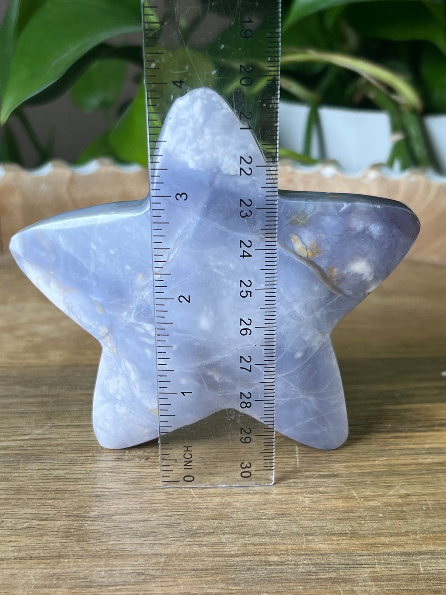 Purple Chalcedony Star
