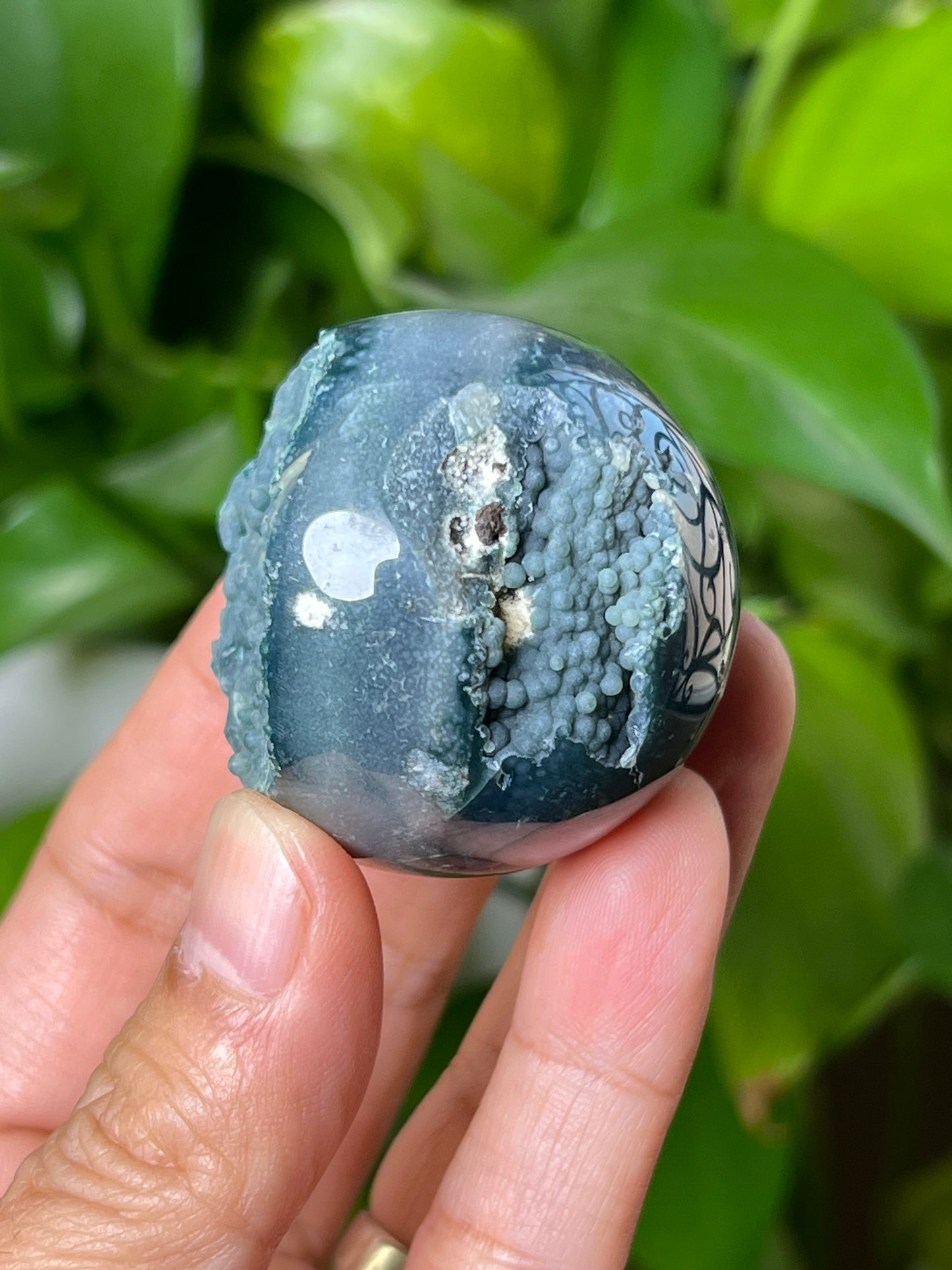 Grape Agate Sphere