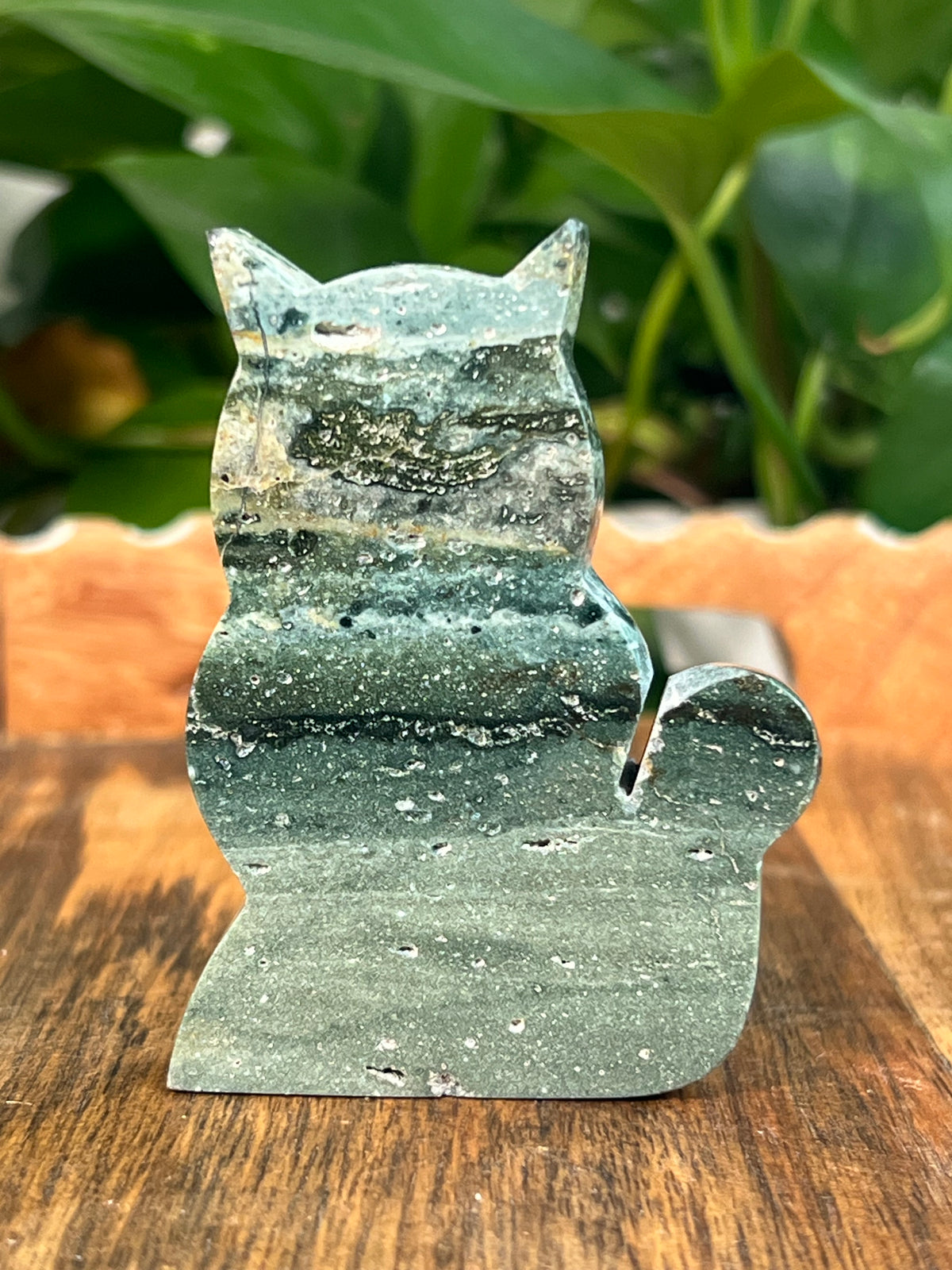 Blue Green Jasper Cats