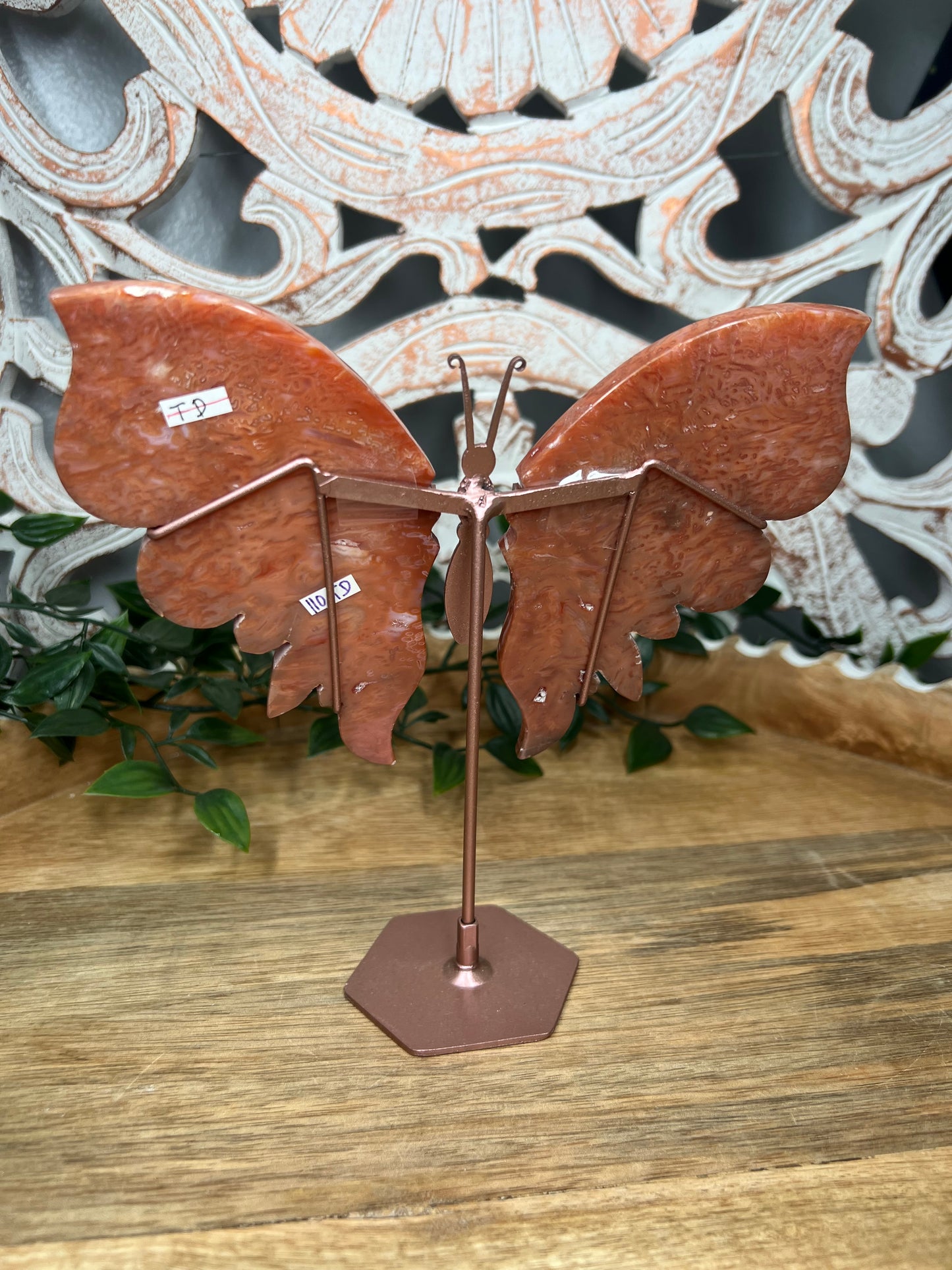 Pink Carnelian Wings