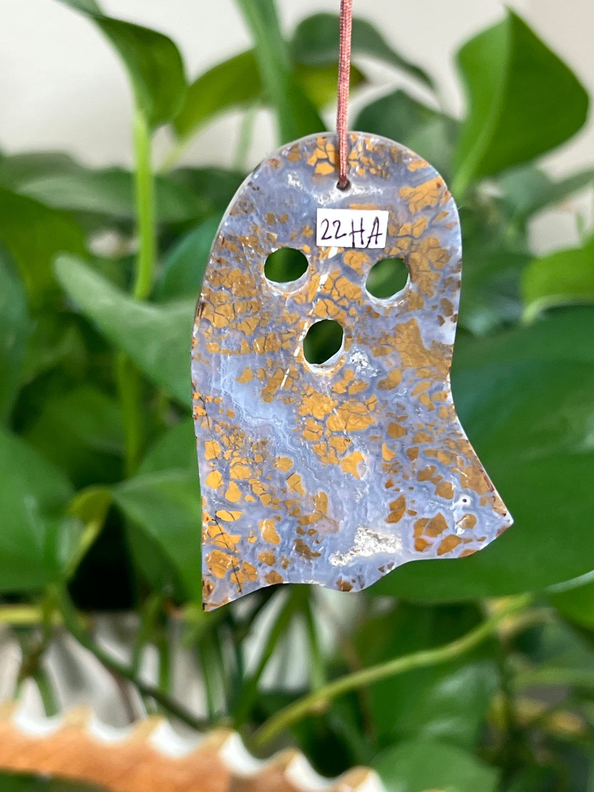 Brecciated Jasper Ghost Ornaments