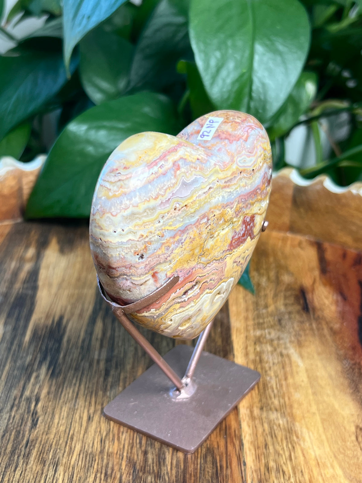 Crazy Lace Agate Heart: NP