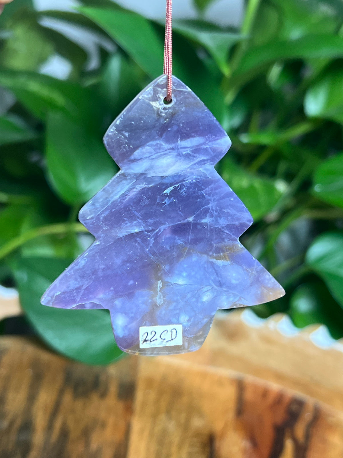 Purple Chalcedony Ornament Tree: CD