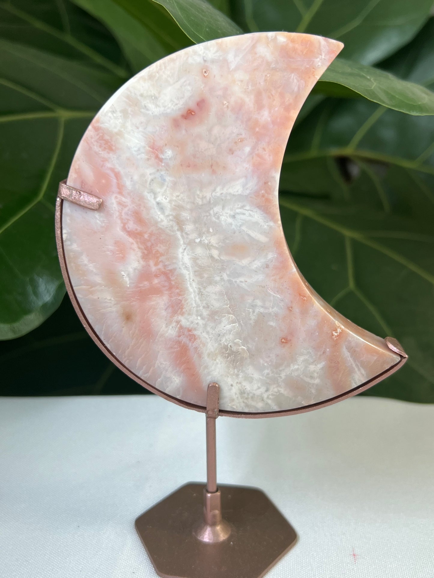 Pink Carnelian Moon