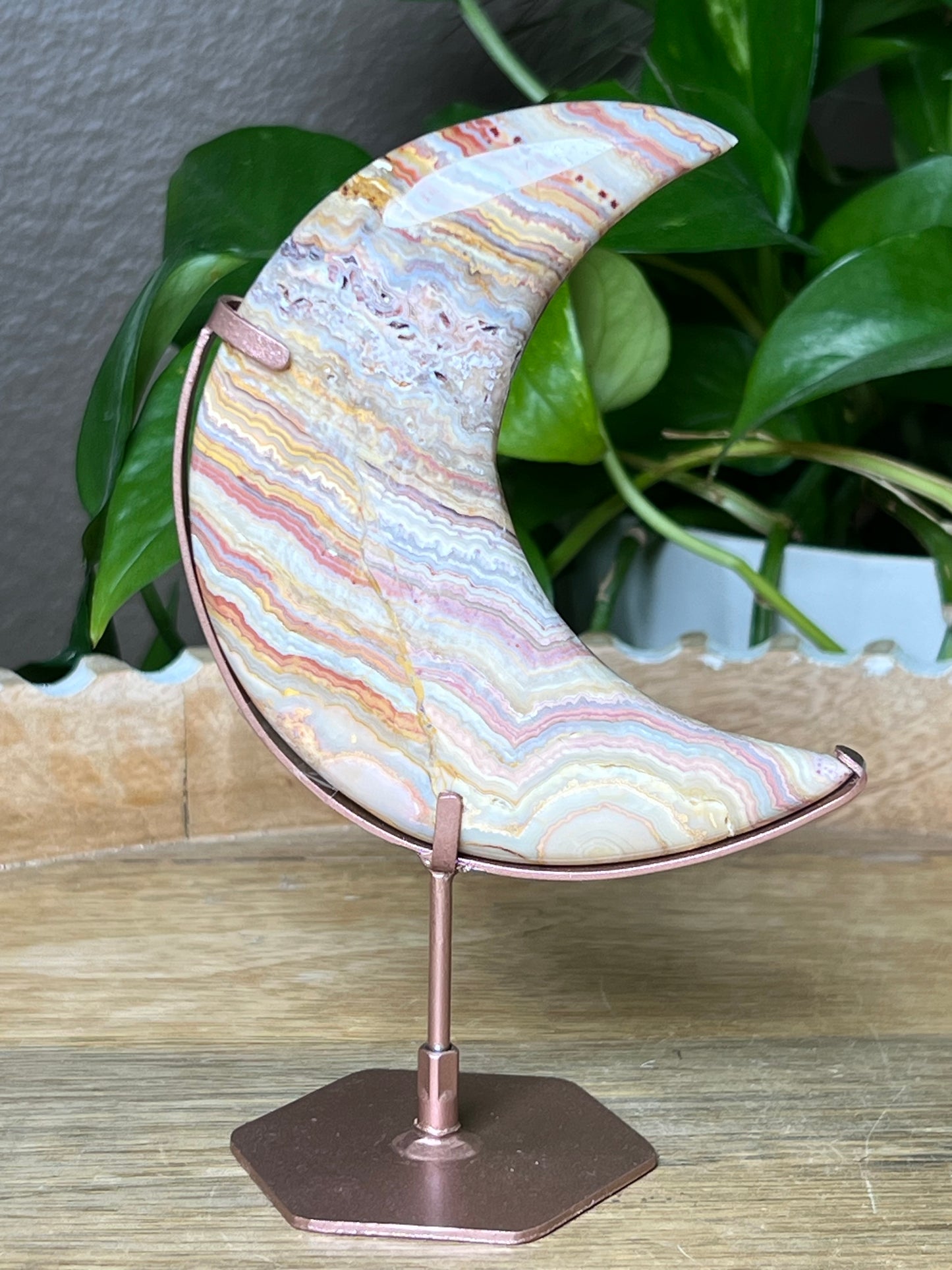 Crazy Lace Agate Moon