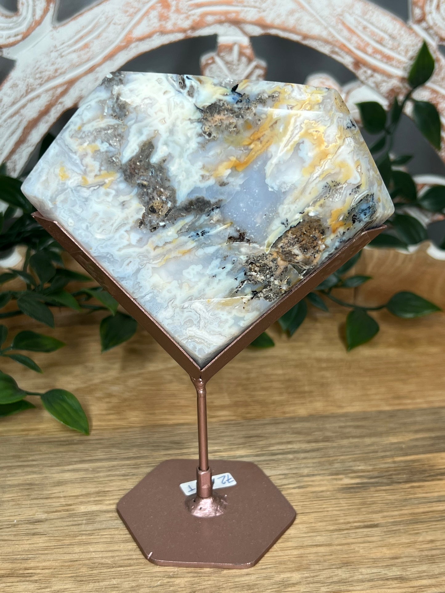 Dendritic Tiger Agate Diamond