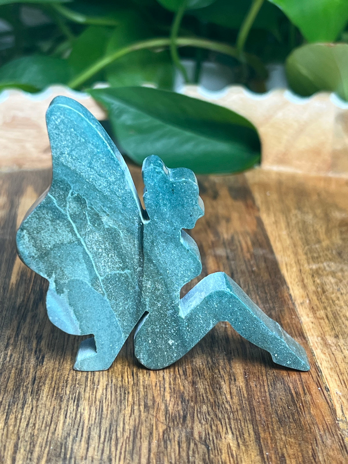 Blue Green Jasper Pixie Fairy: HK