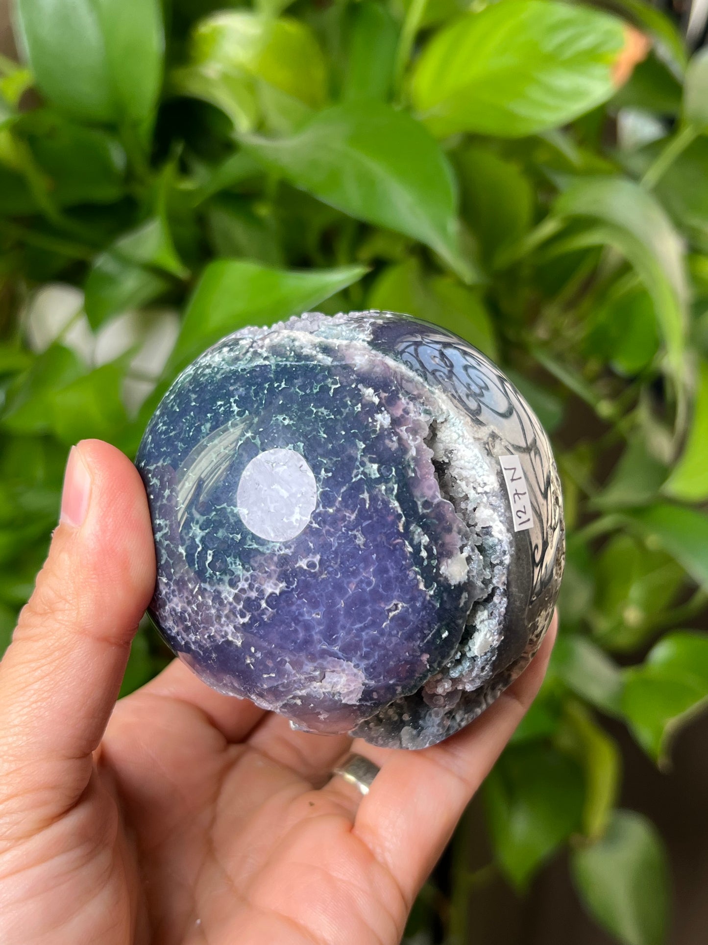 Grape Agate Sphere