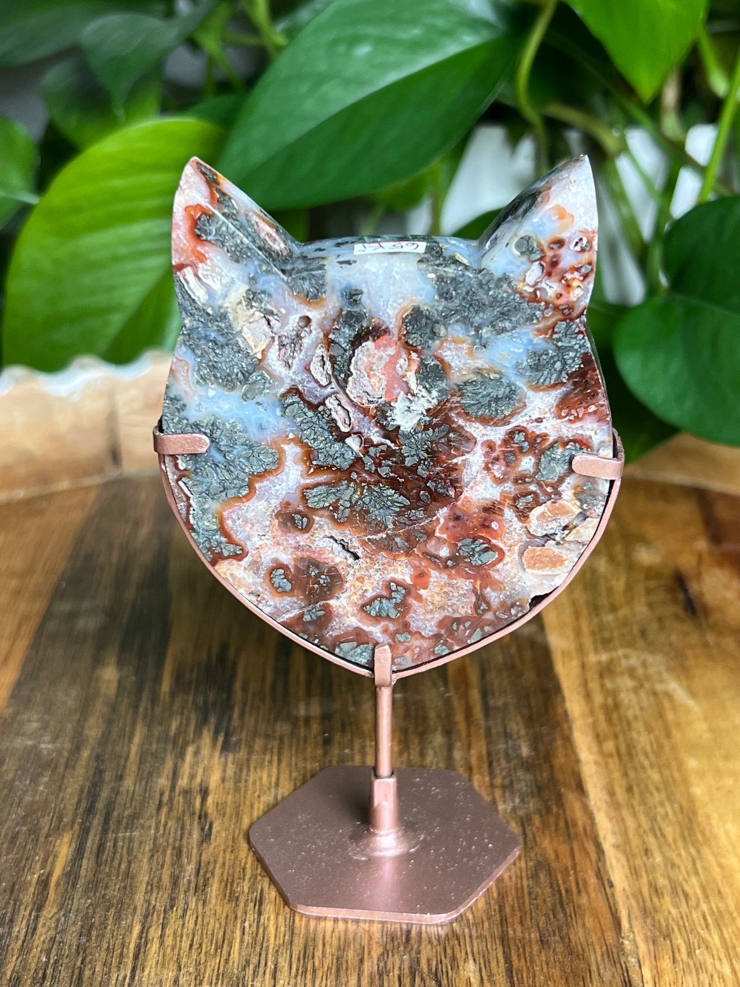 Marcasite Cat Head Ki