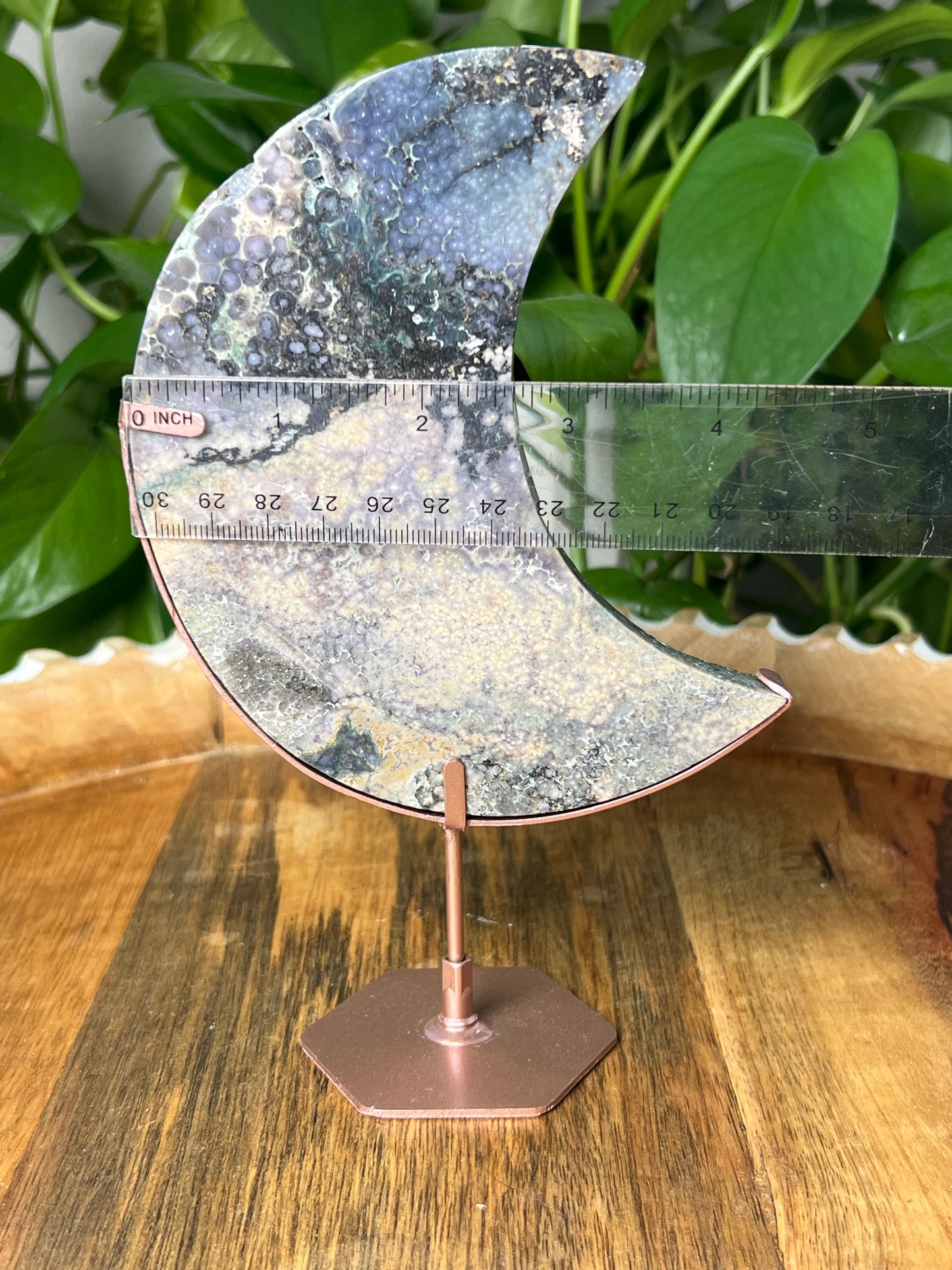 Grape Agate Moon