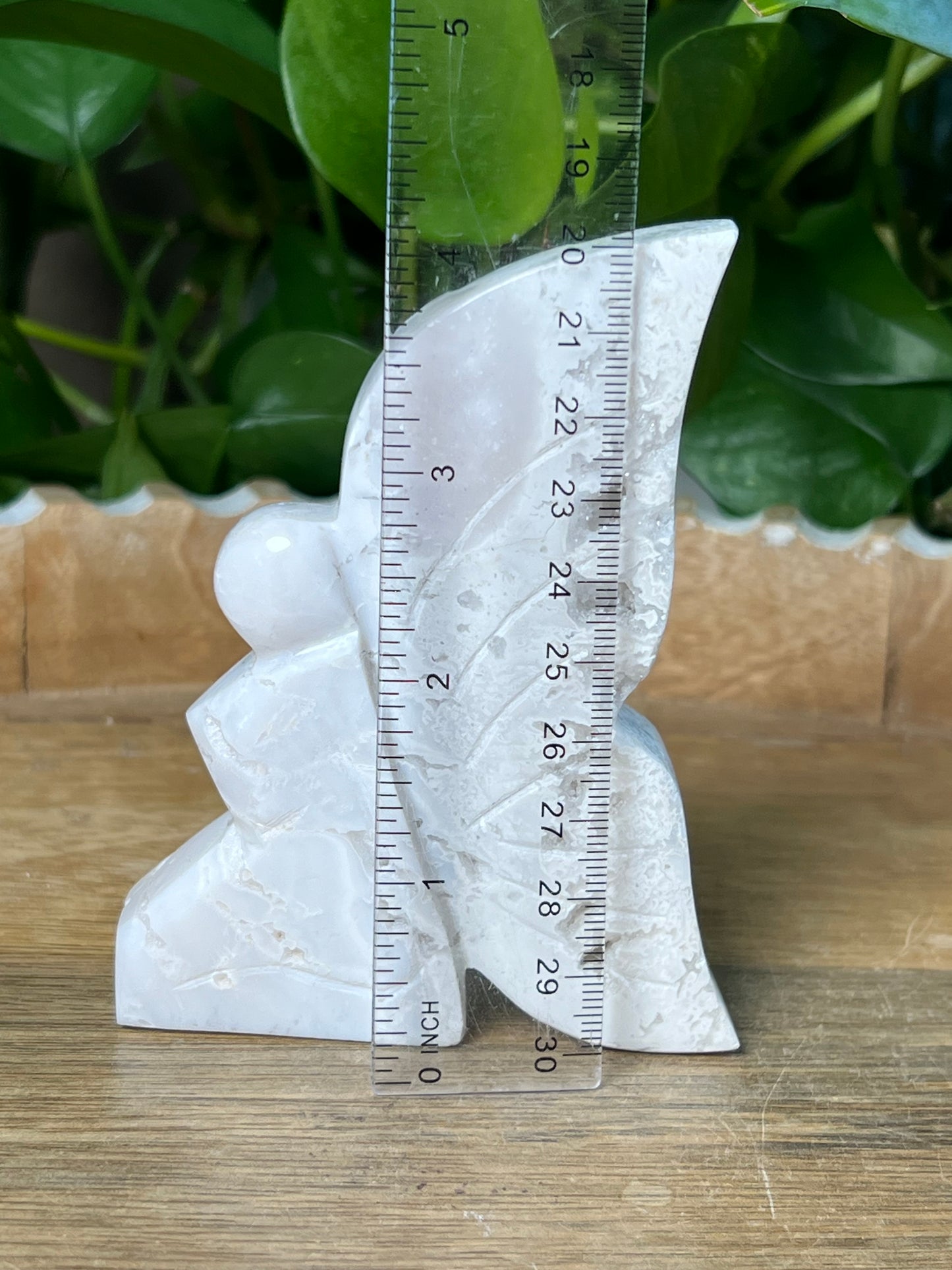 White Plume Agate Fairy