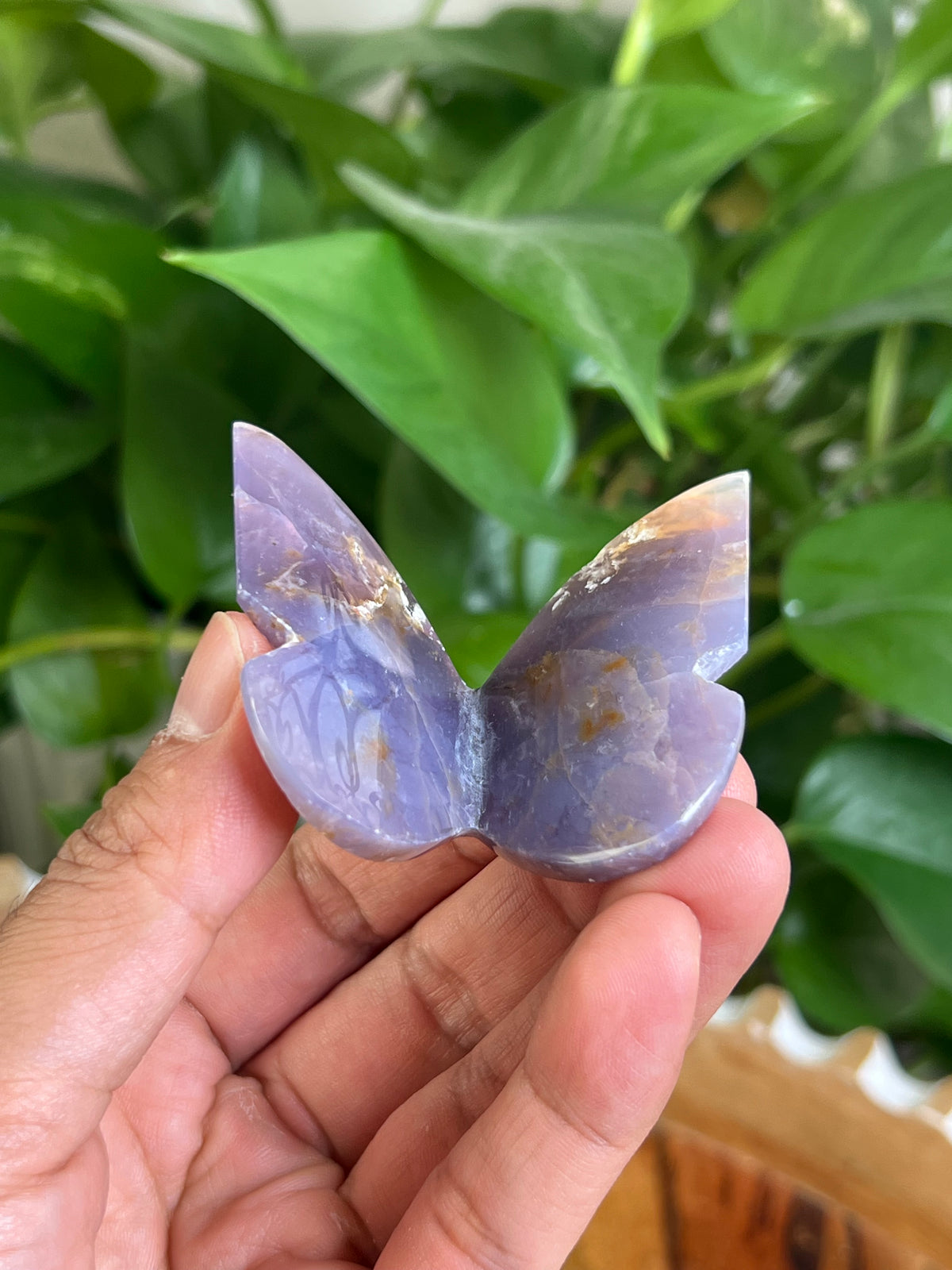 Purple Chalcedony 3D Butterfly: TV